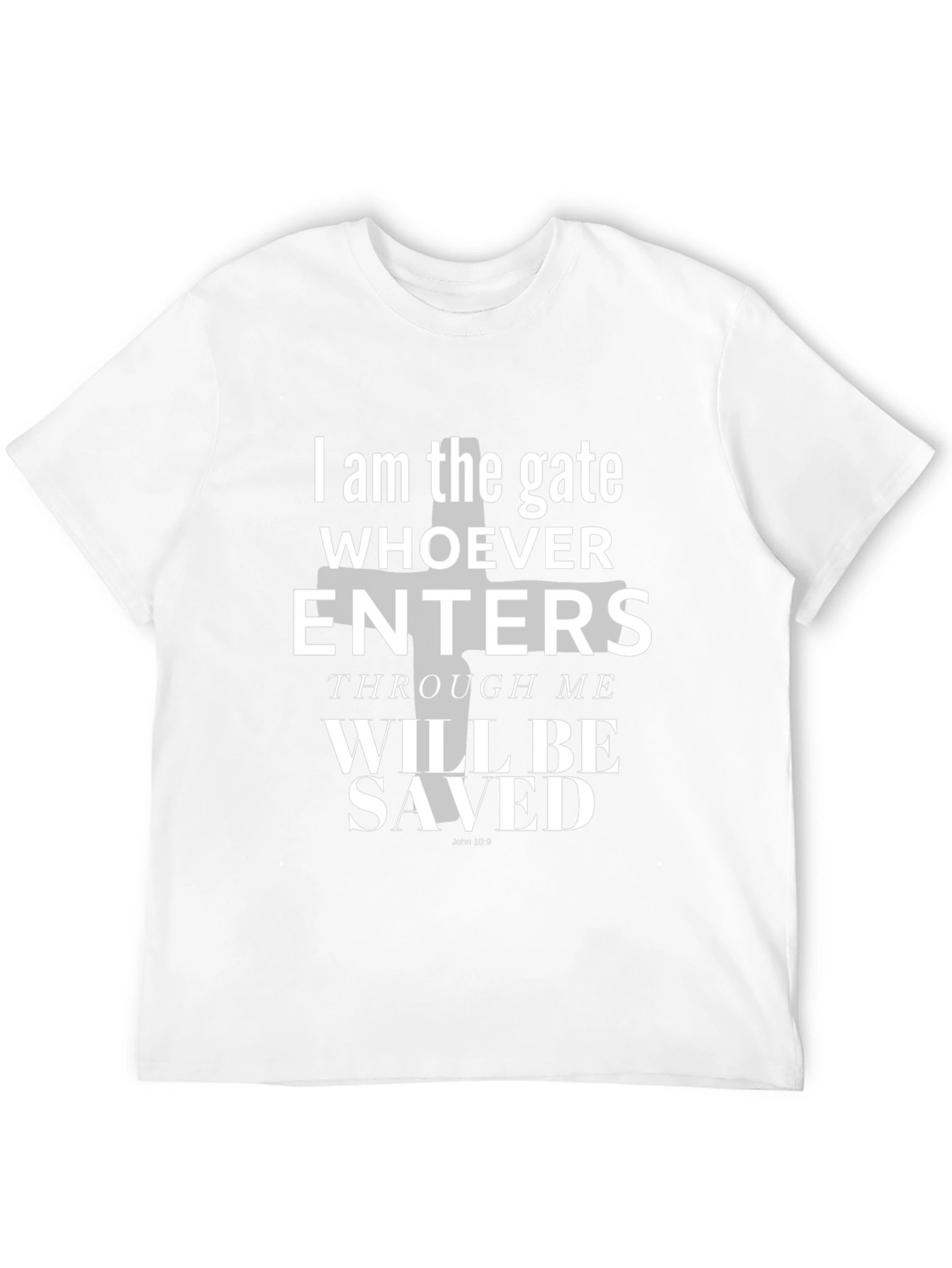 Religious Graphic Tee - I Am The Gate