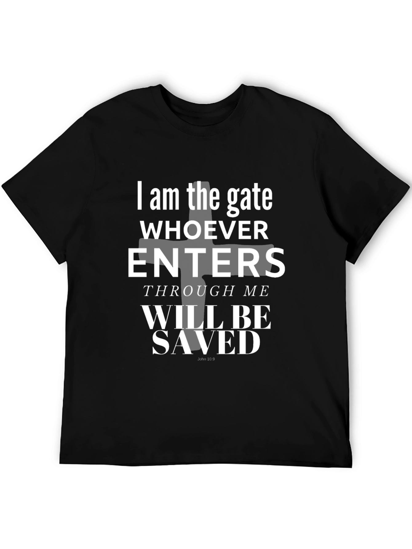 Religious Graphic Tee - I Am The Gate