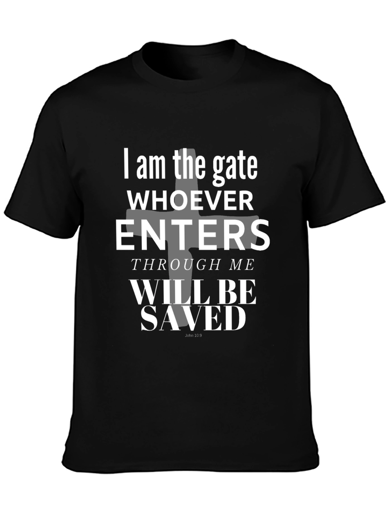 Religious Graphic Tee - I Am The Gate