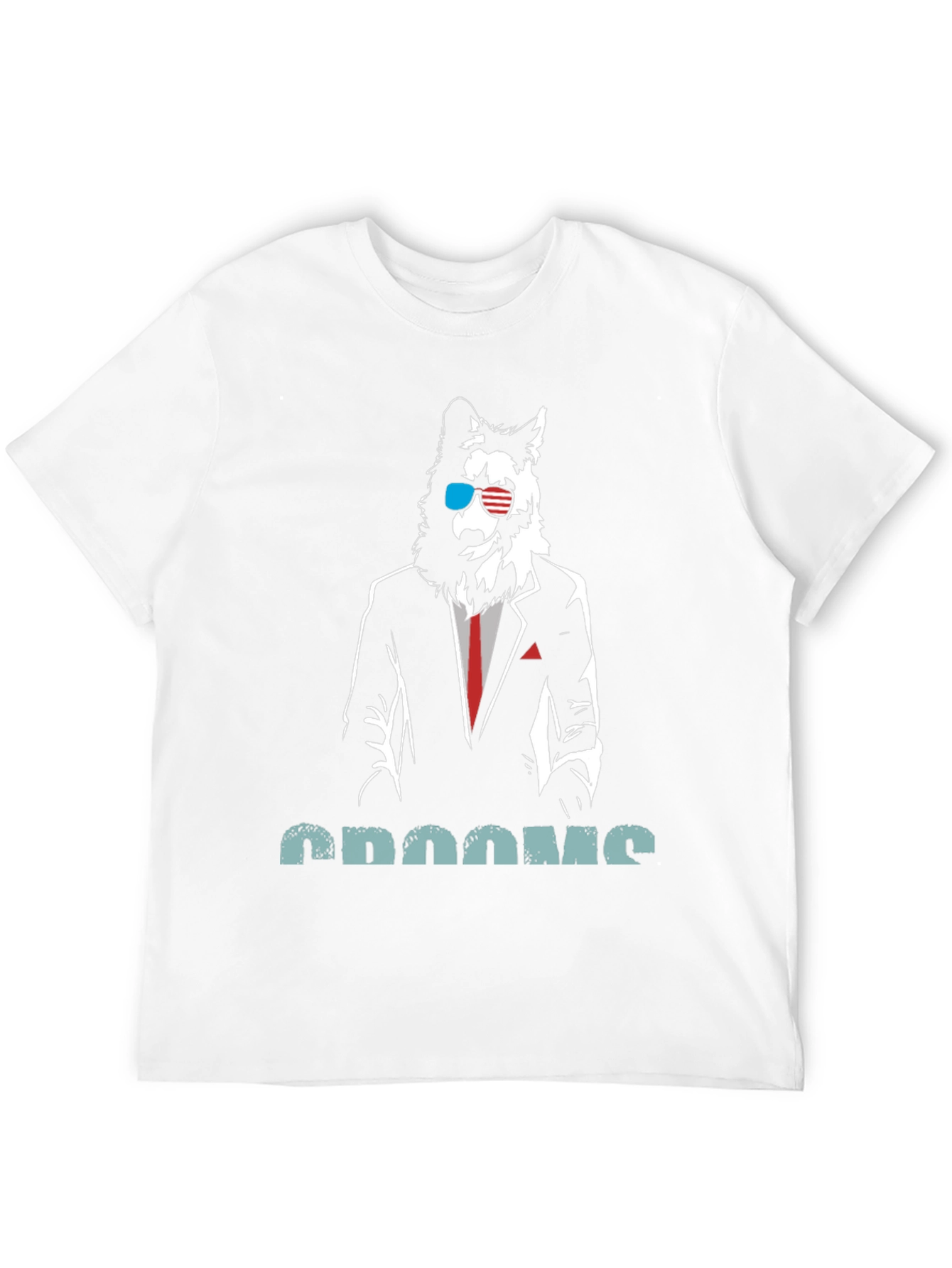 Cool Wolf in Suit T-Shirt