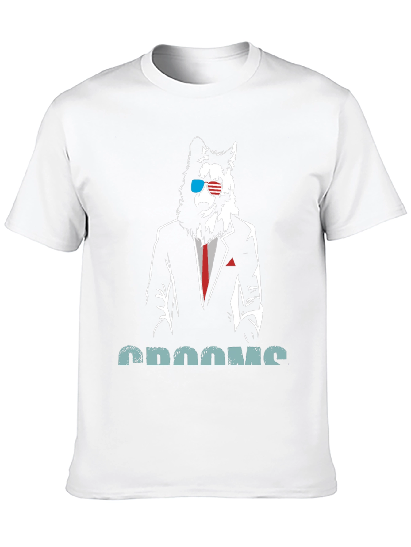 Cool Wolf in Suit T-Shirt