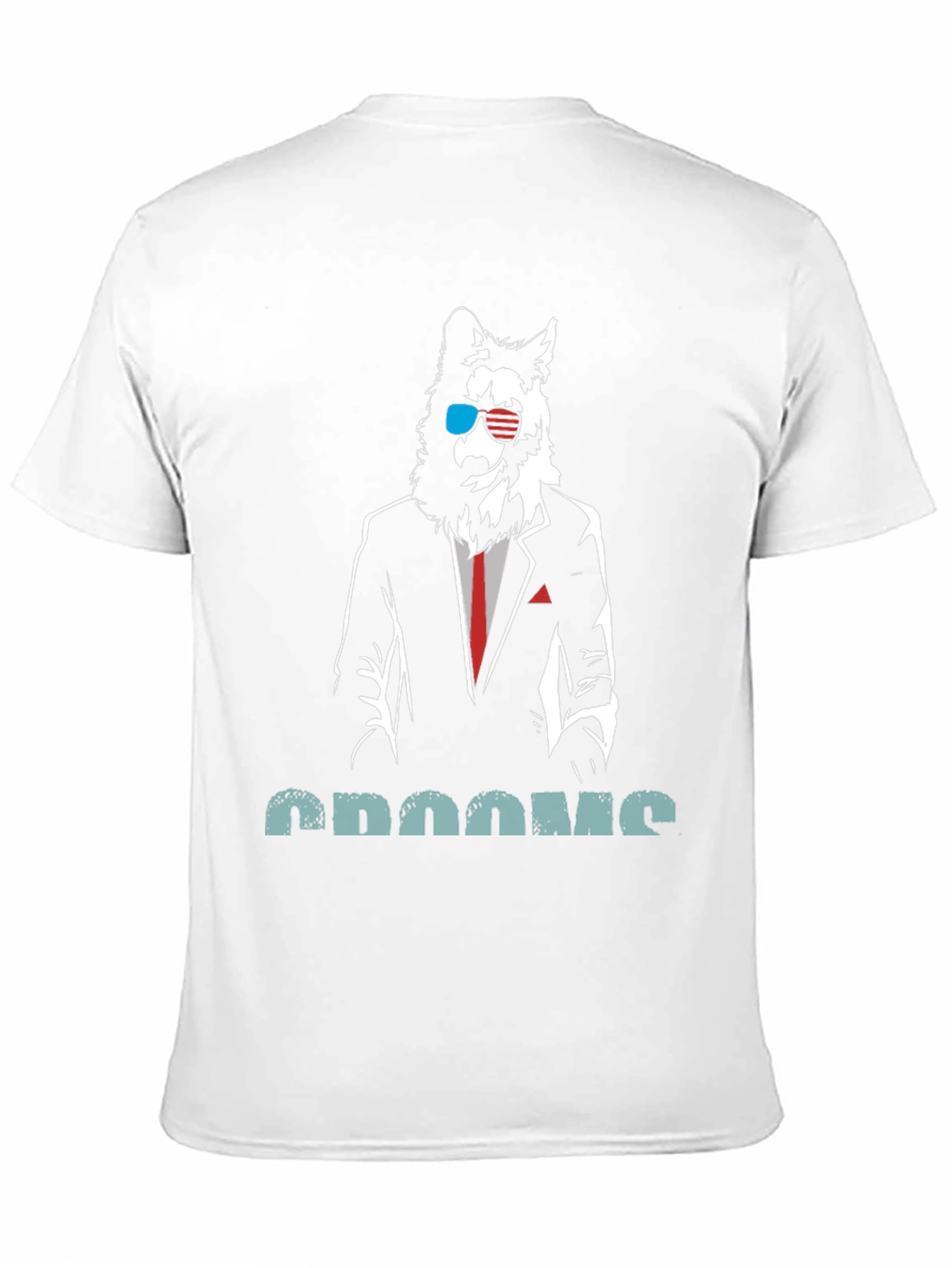 Cool Wolf in Suit T-Shirt