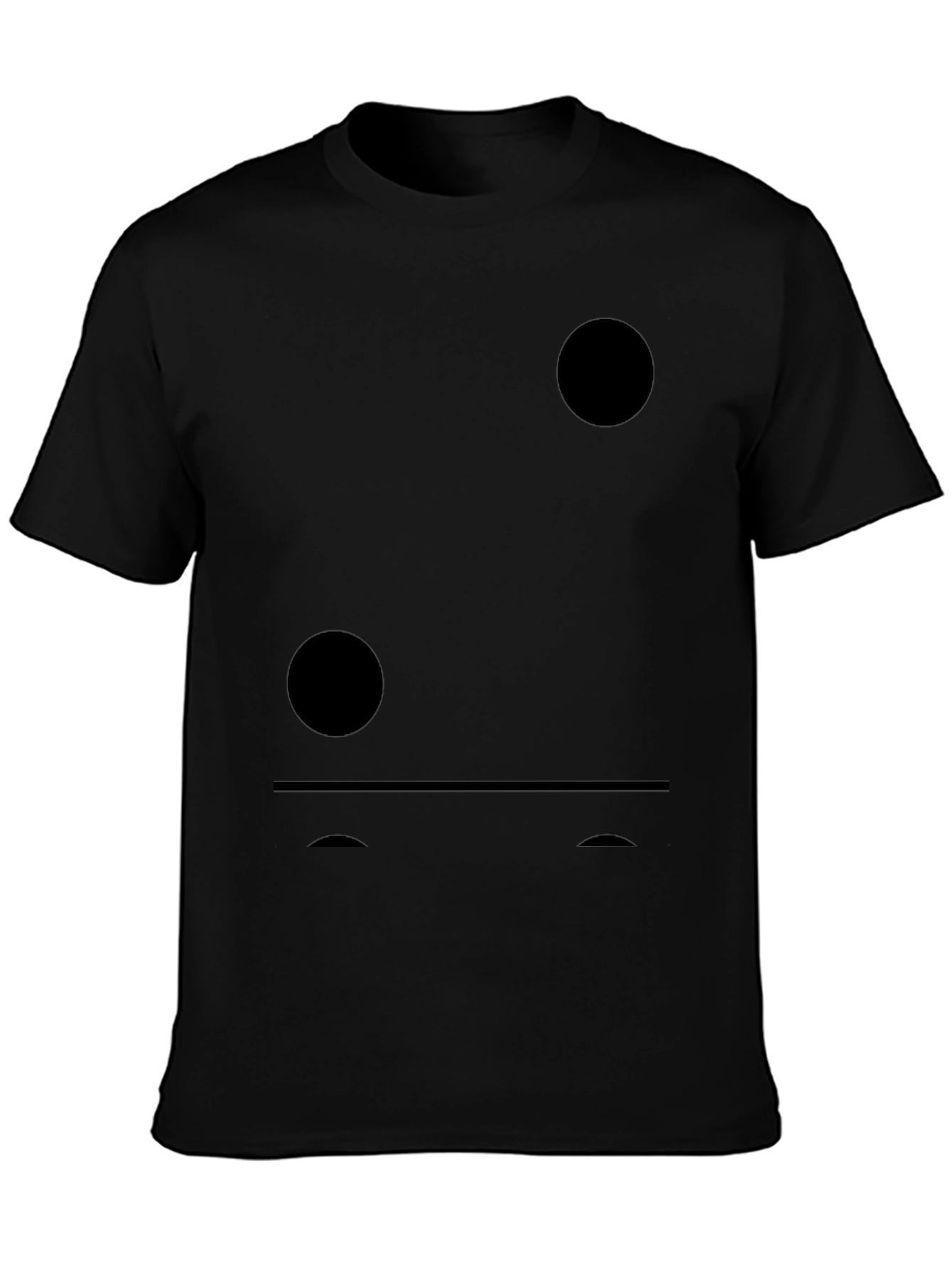 Minimalist Domino T-Shirt - Black