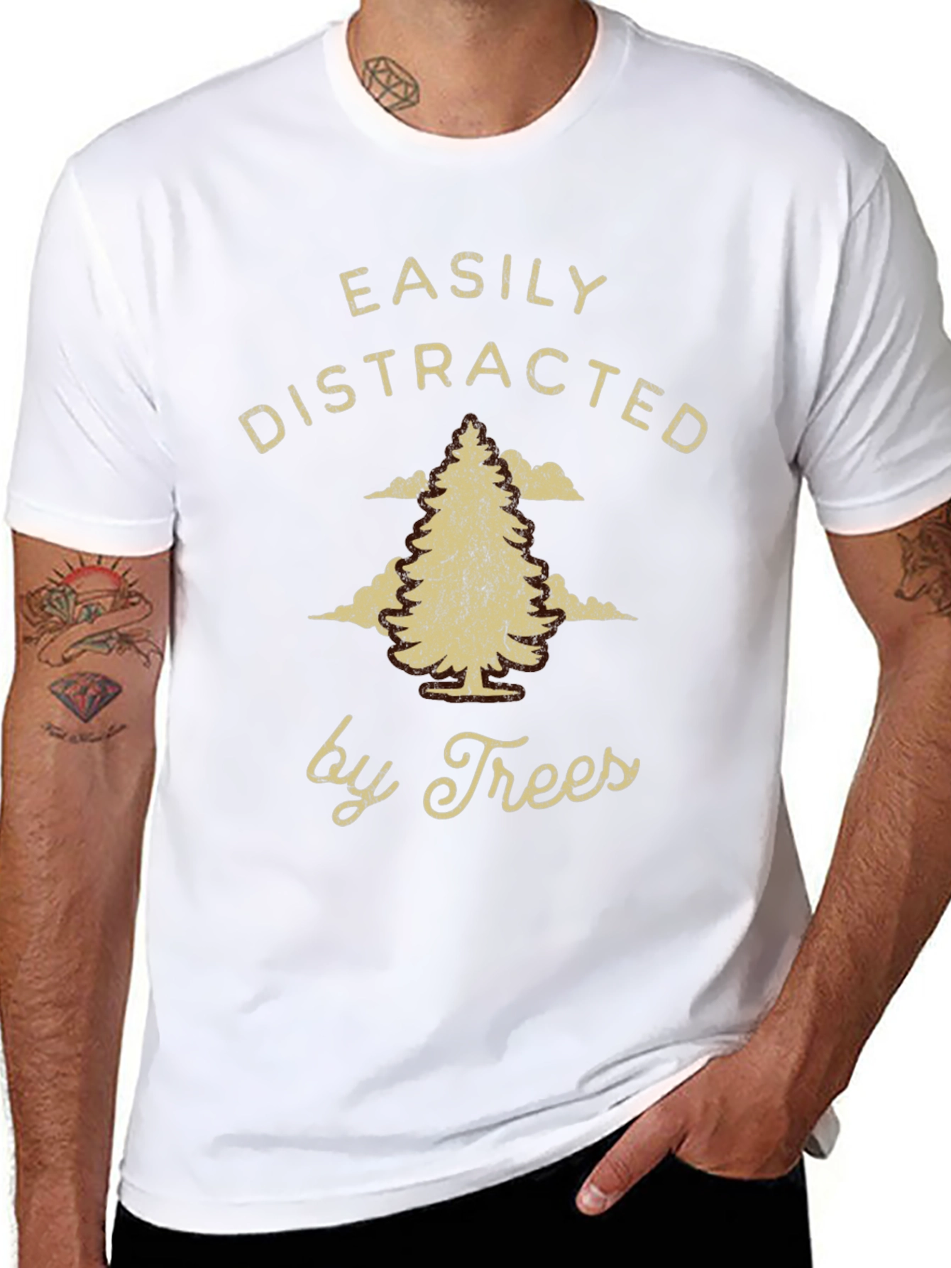 Easily Distracted by Trees Graphic Tee