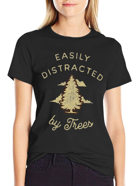 Easily Distracted by Trees Graphic Tee