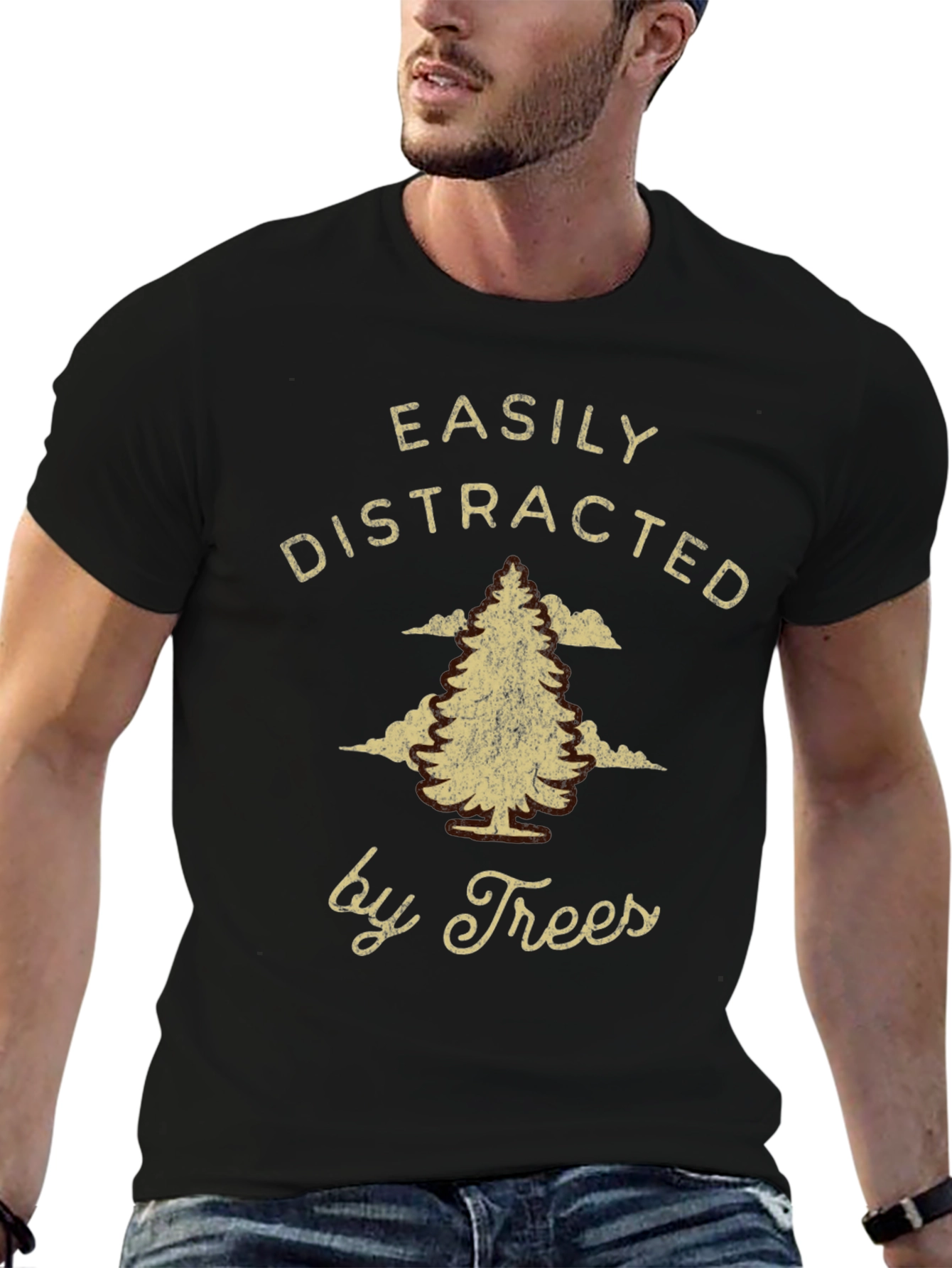 Easily Distracted by Trees Graphic Tee