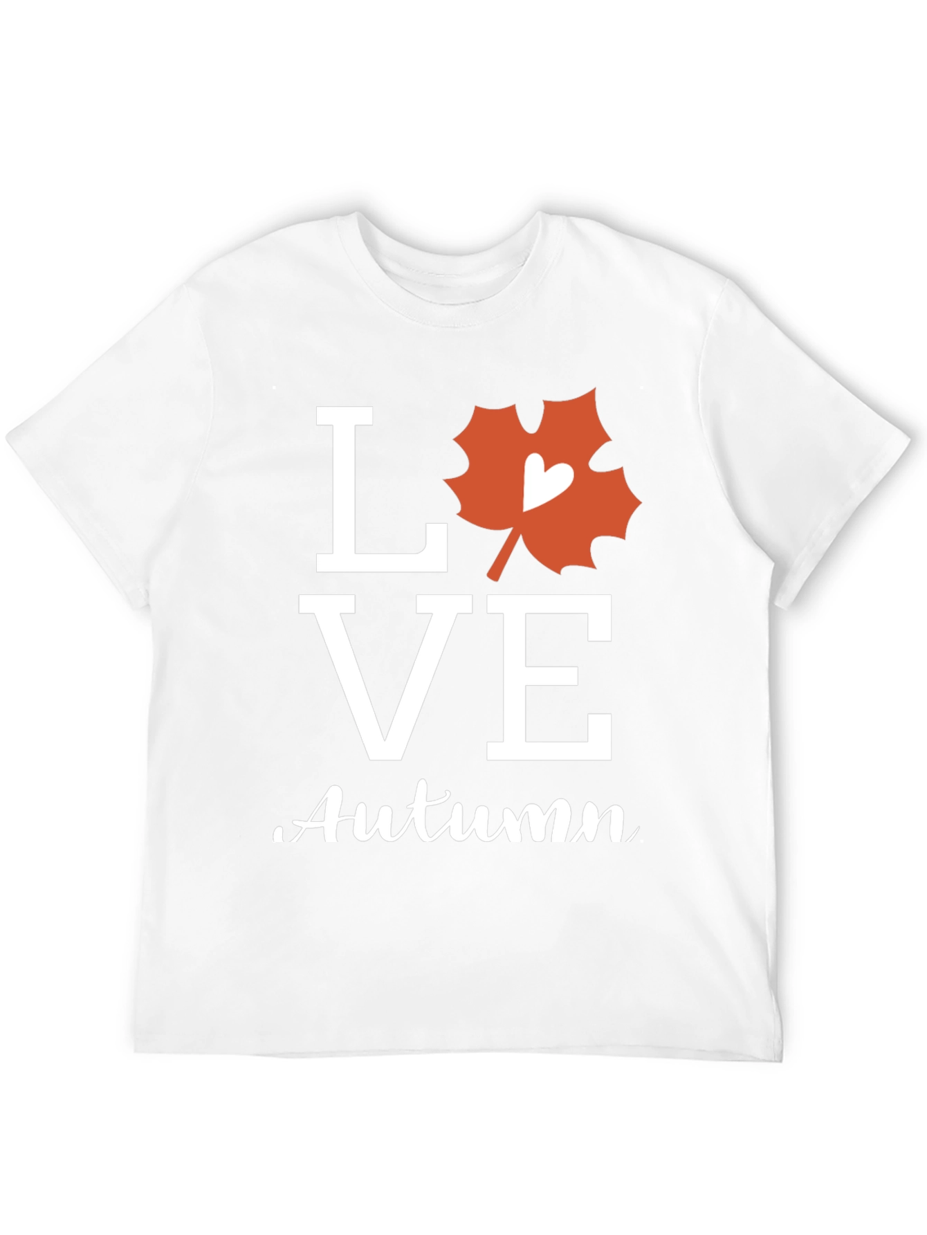 Love Autumn Graphic Tee - Stylish Fall Season Shirt