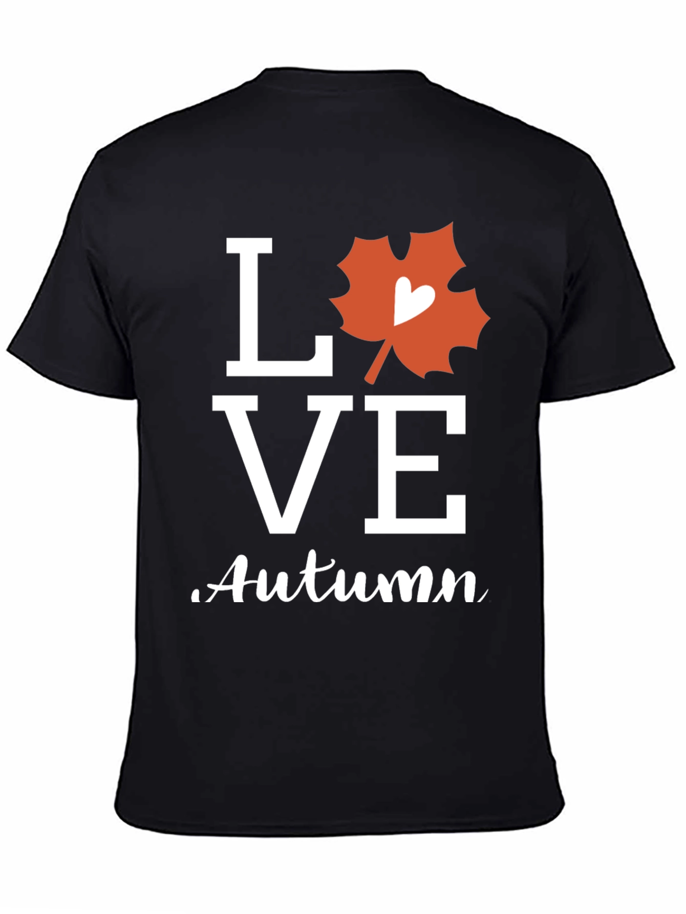 Love Autumn Graphic Tee - Stylish Fall Season Shirt