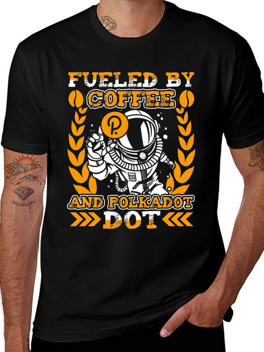 Fueled by Coffee and Polkadot T-Shirt