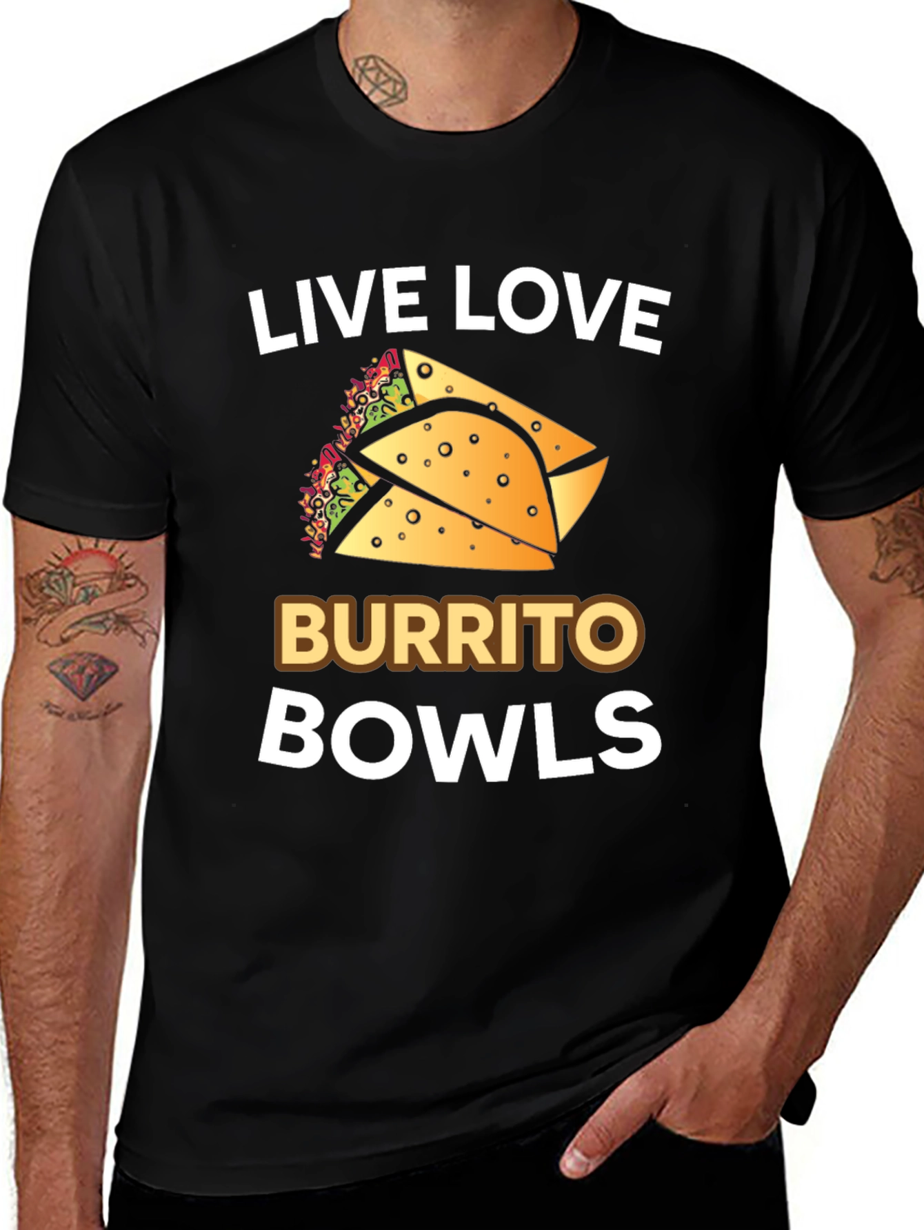 Live Love Burrito Bowls T-Shirt