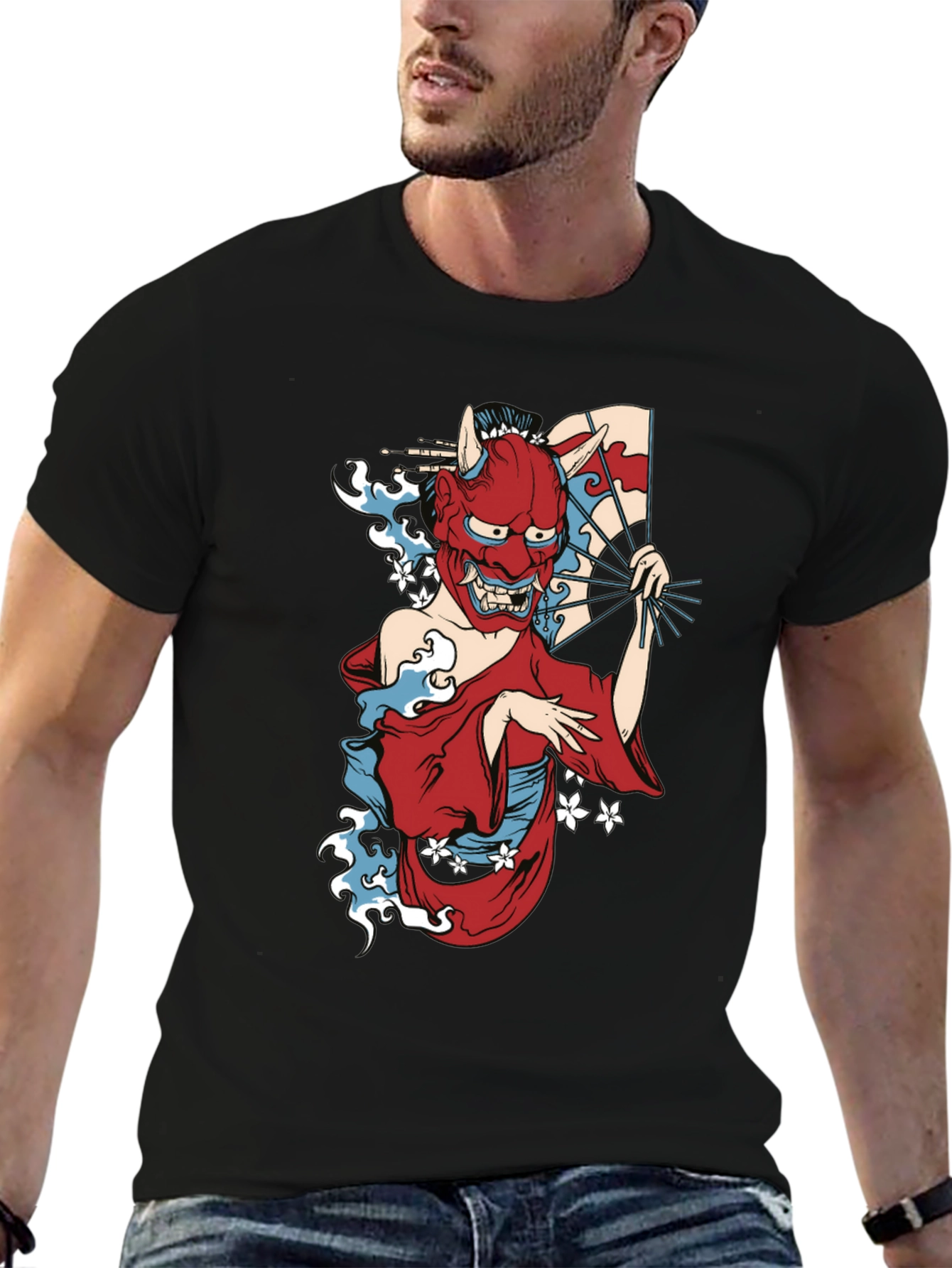 Japanese Oni Mask T-Shirt