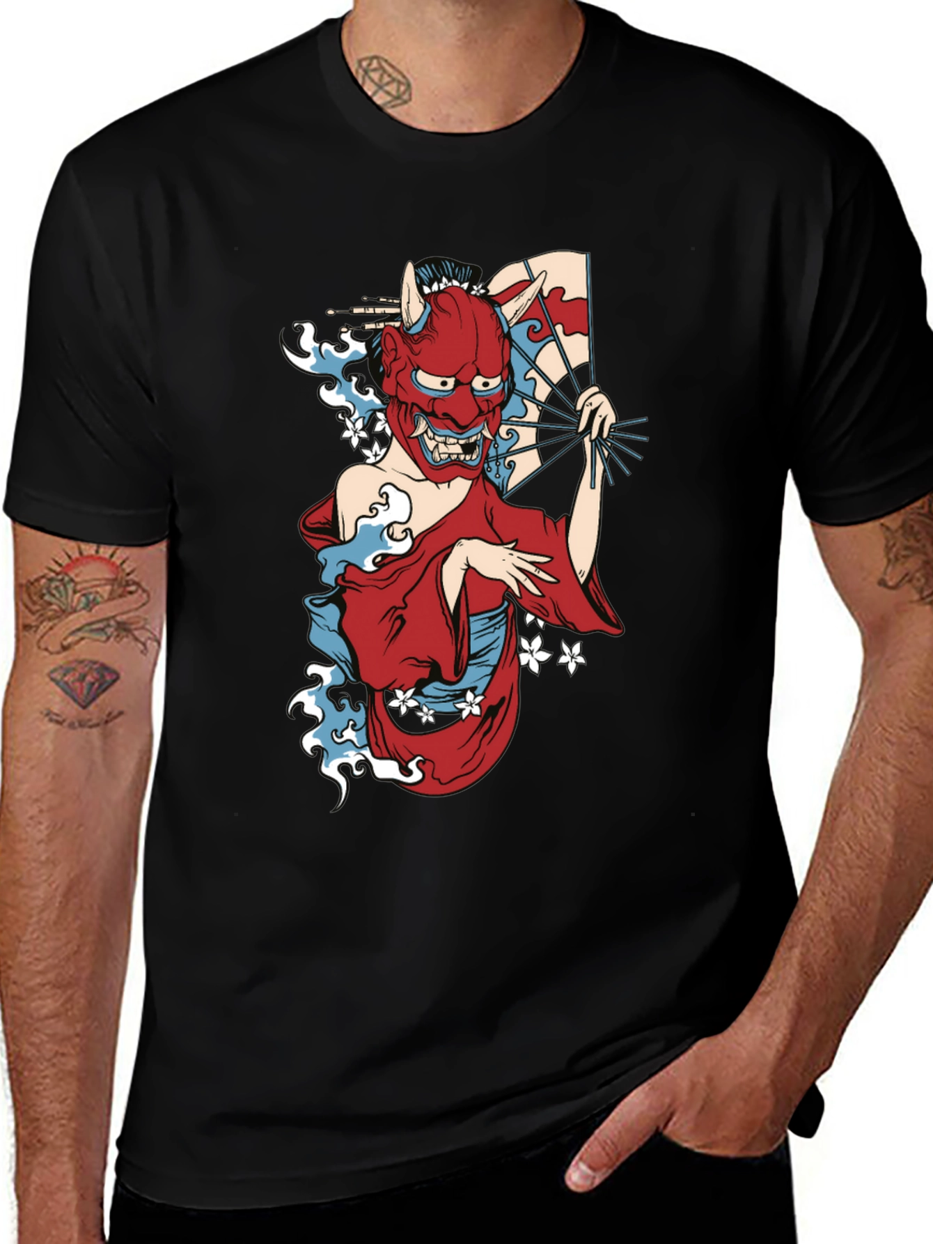 Japanese Oni Mask T-Shirt