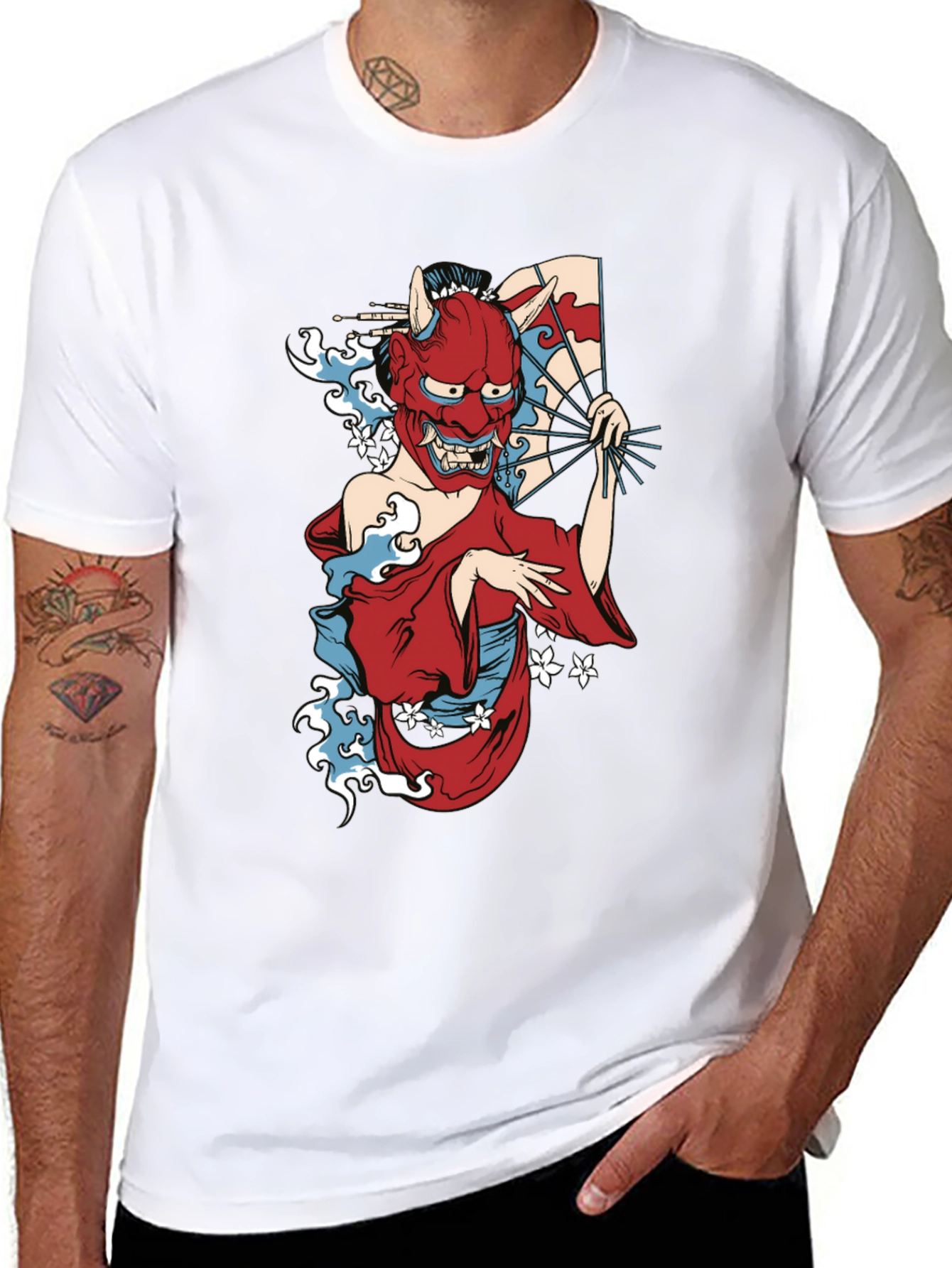 Japanese Oni Mask T-Shirt
