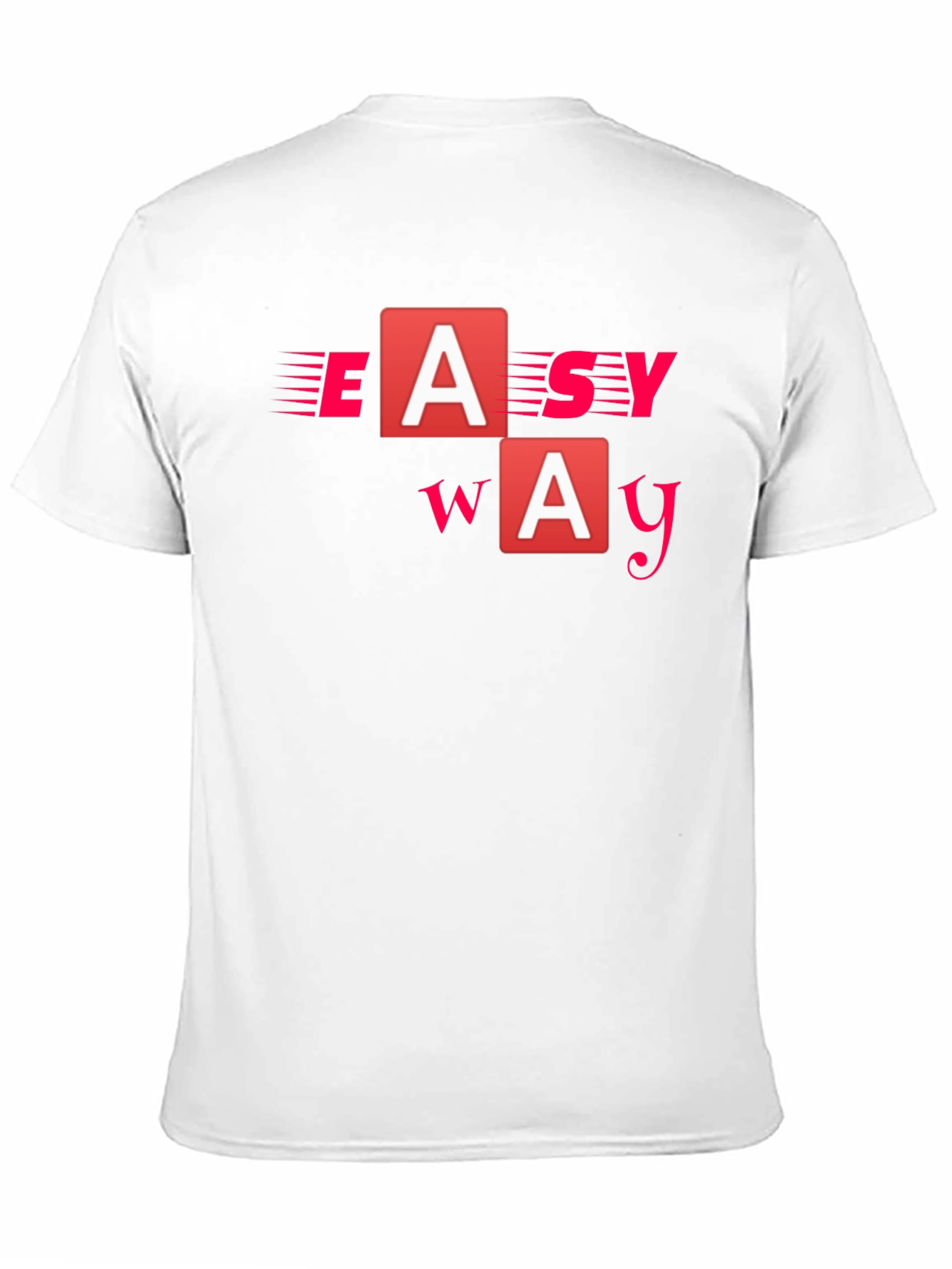 Easy Way Black Graphic T-Shirt