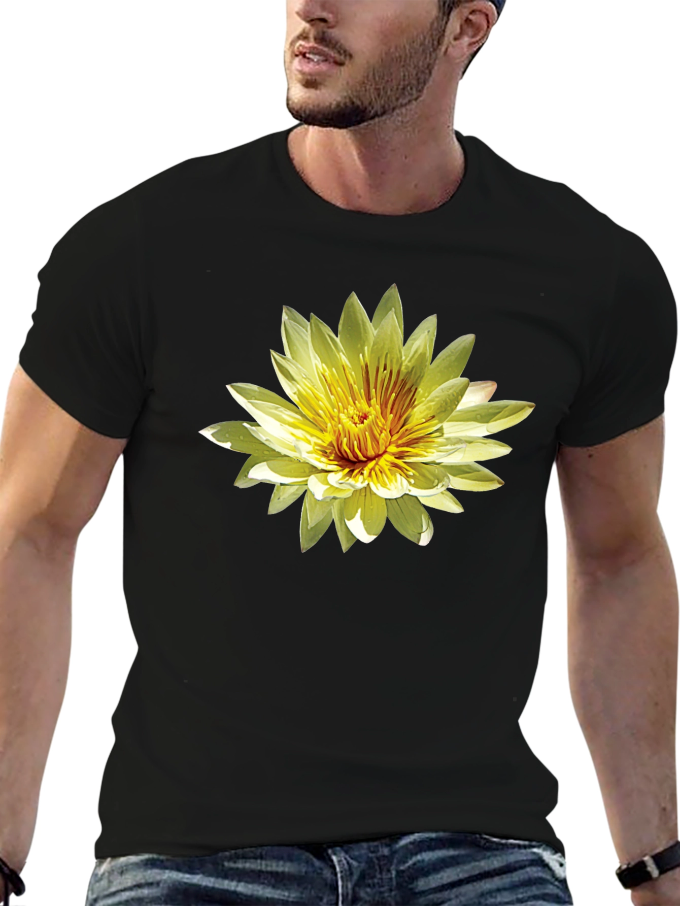 Lotus Flower T-Shirt - Stylish Graphic Tee