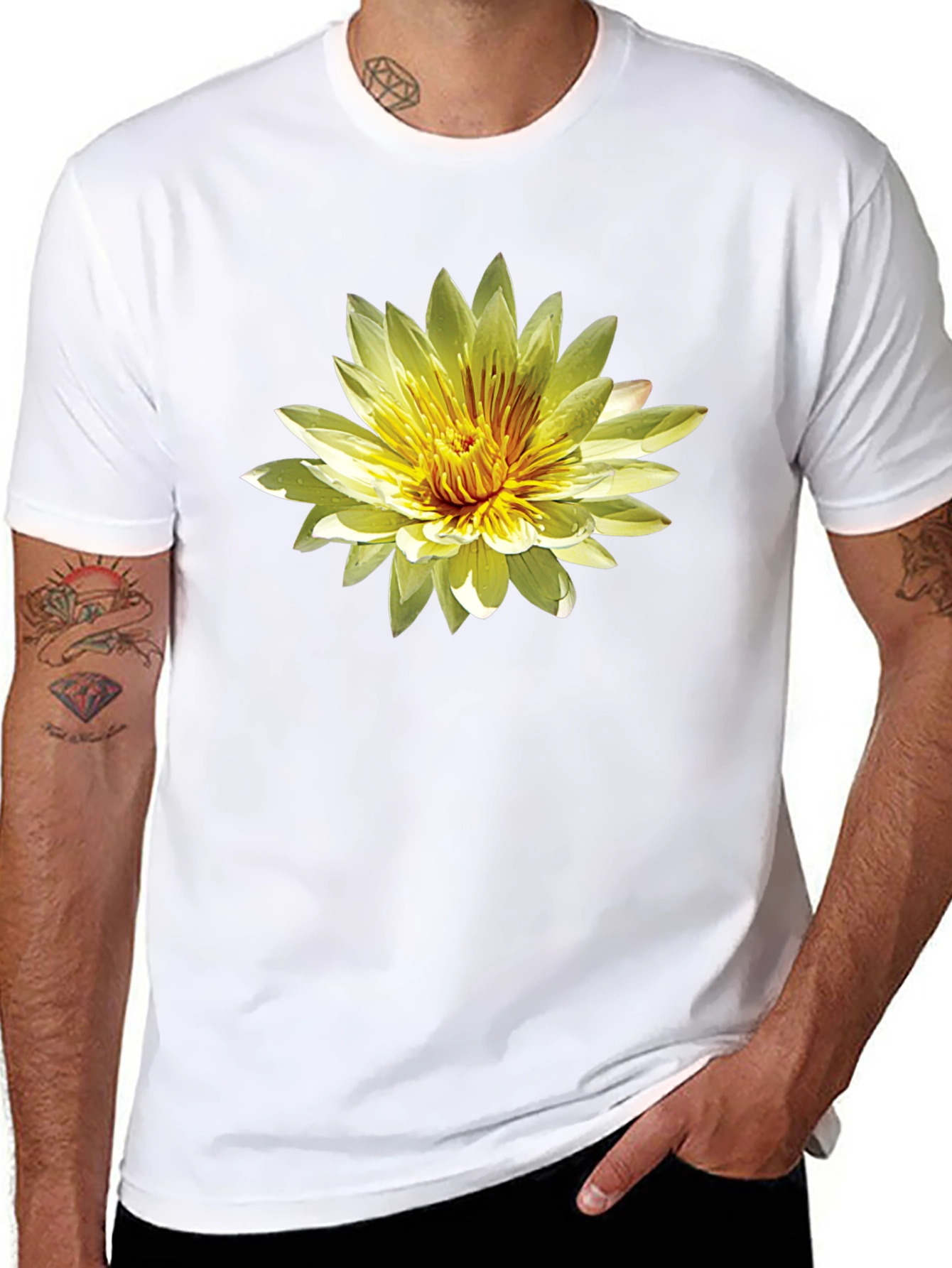 Lotus Flower T-Shirt - Stylish Graphic Tee