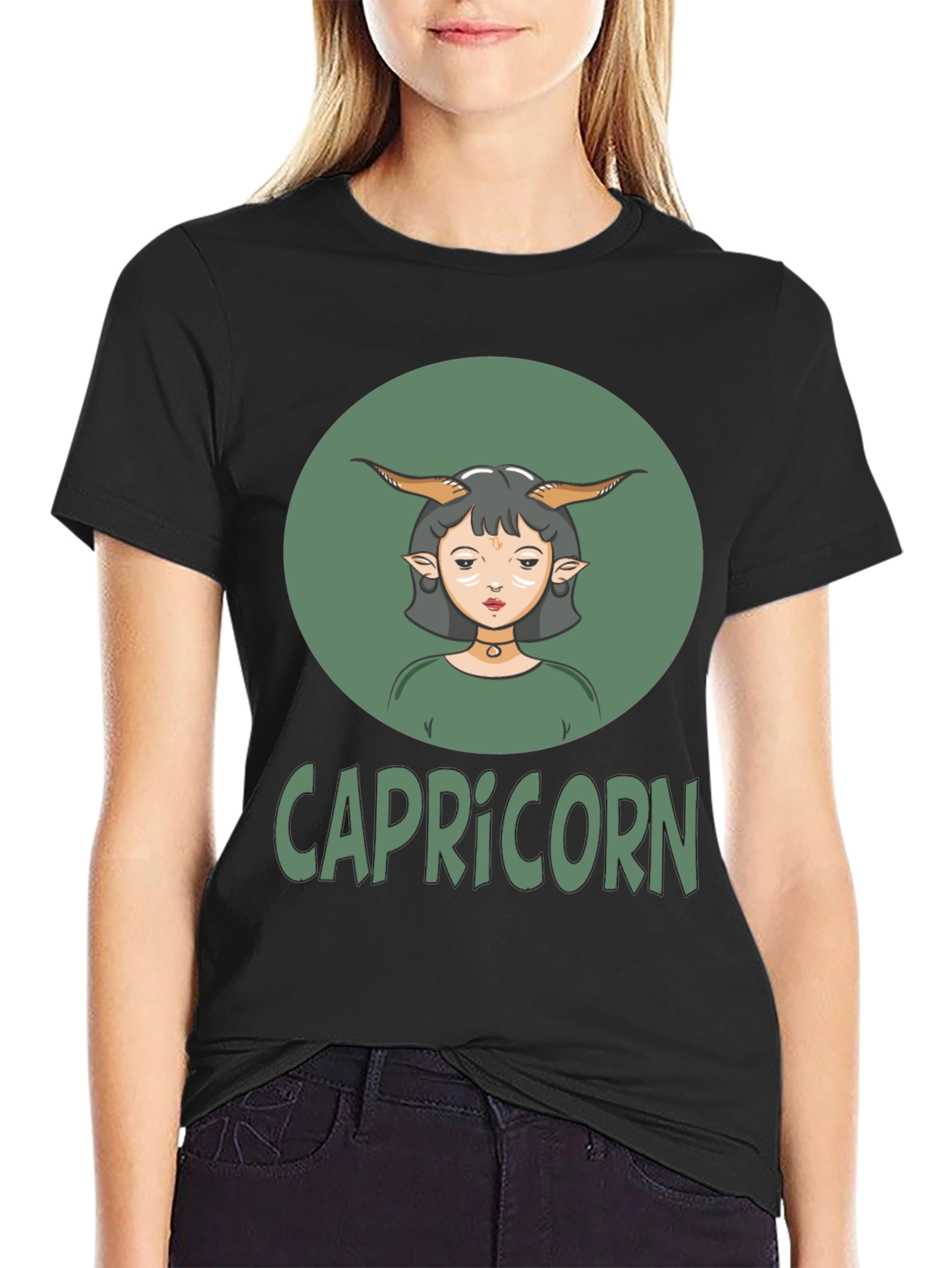 Capricorn Zodiac Graphic T-Shirt Astrology Tee