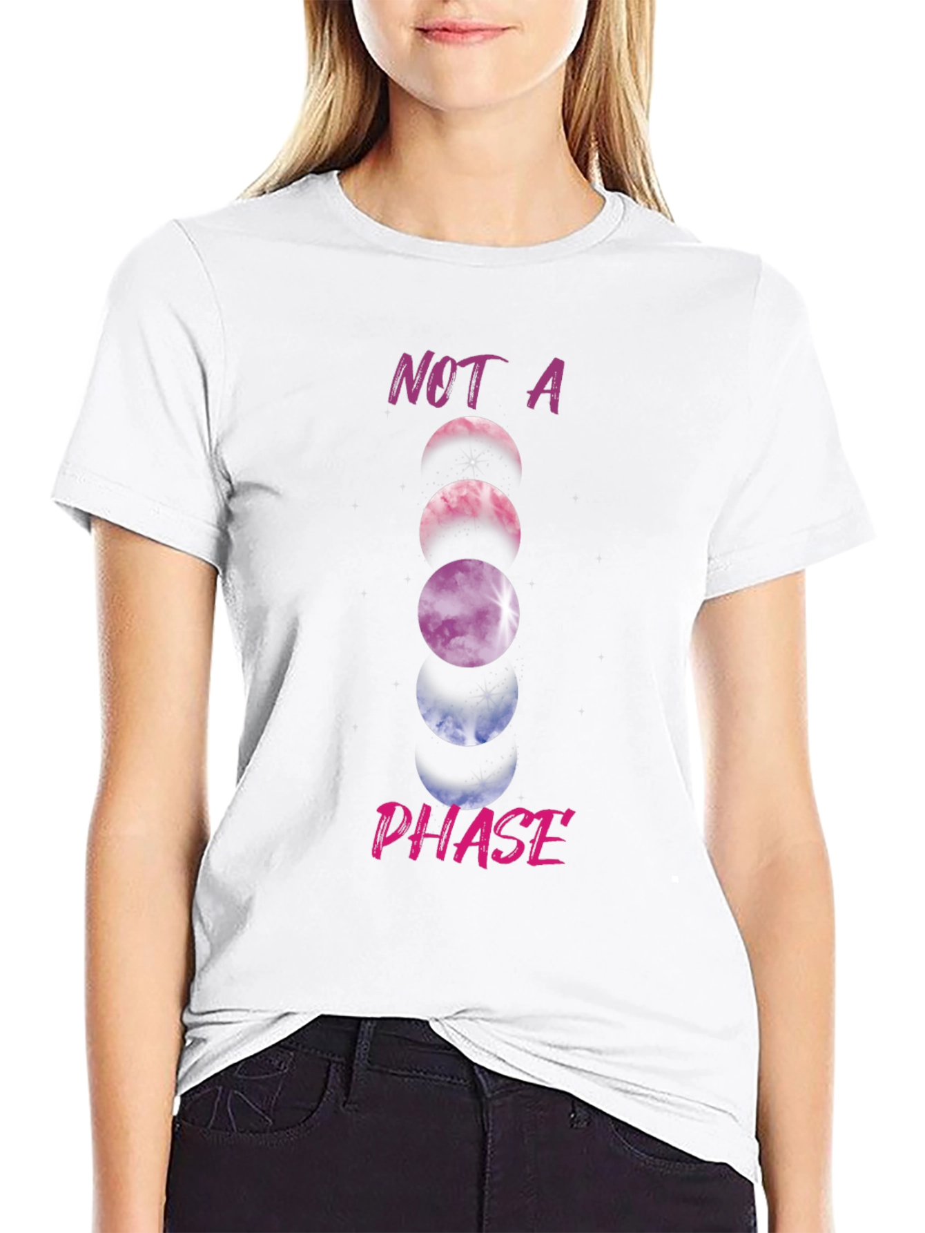 Not a Phase Galaxy Planets T-Shirt