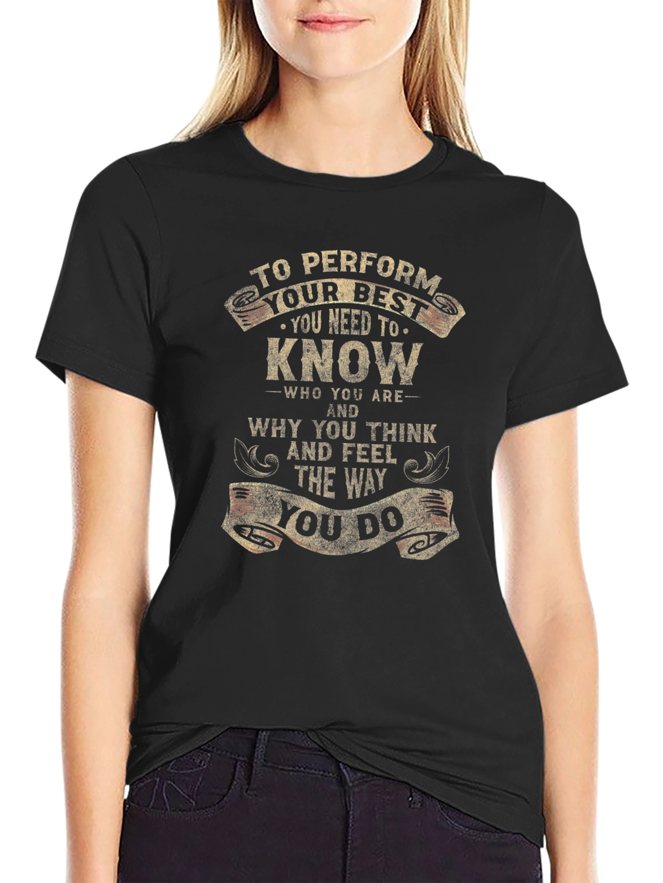 Motivational Graphic T-Shirt - Know Yourself