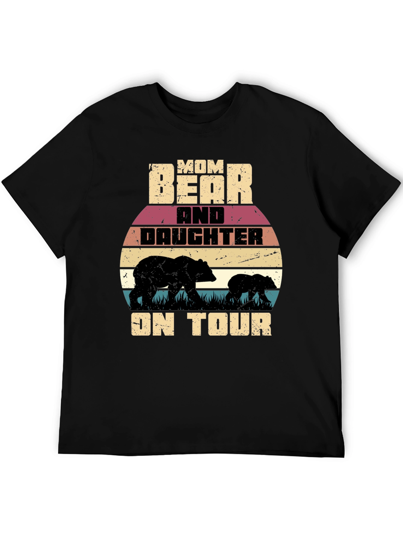 Mom Bear and Daughter on Tour Graphic T-Shirt