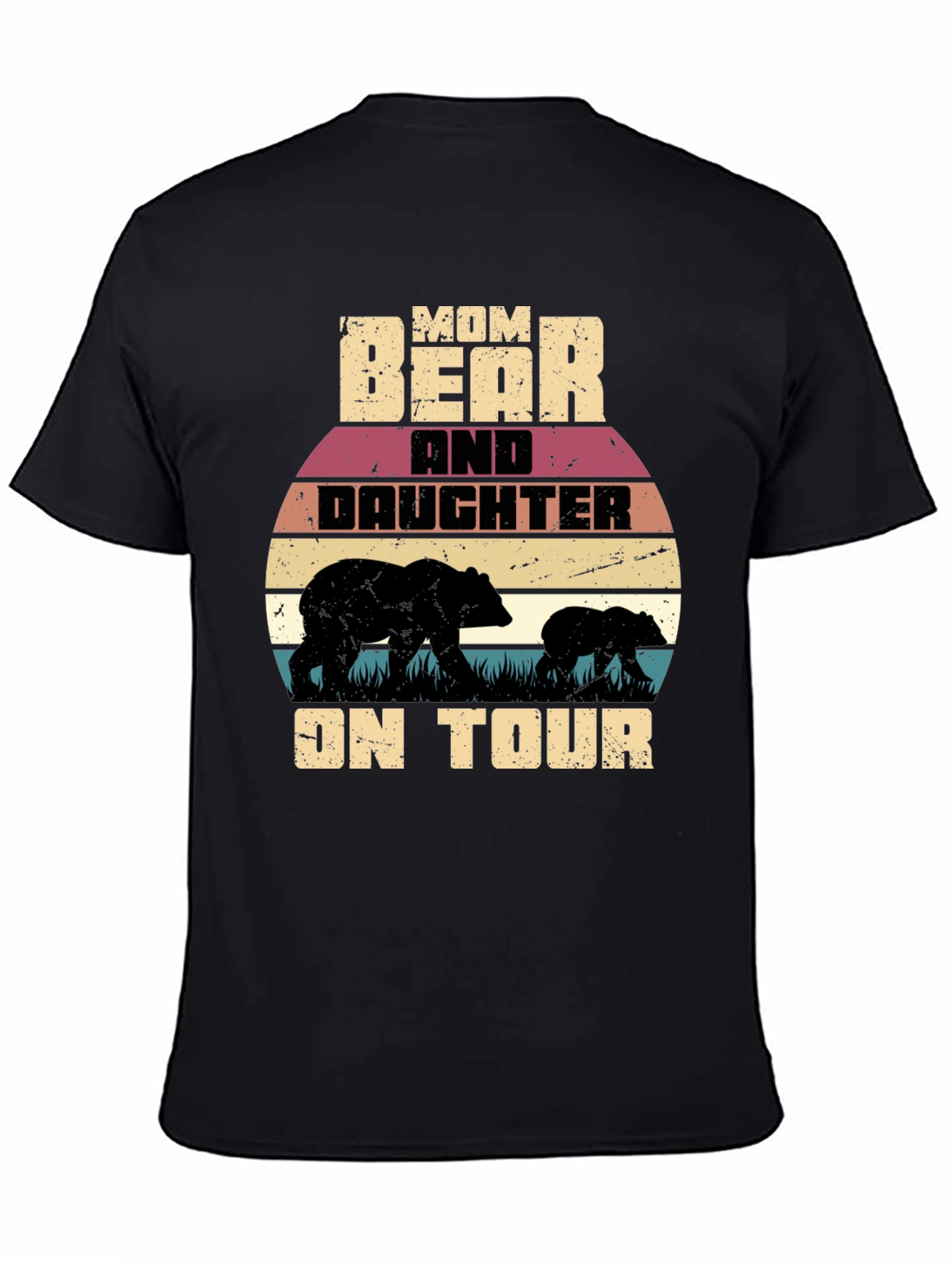 Mom Bear and Daughter on Tour Graphic T-Shirt