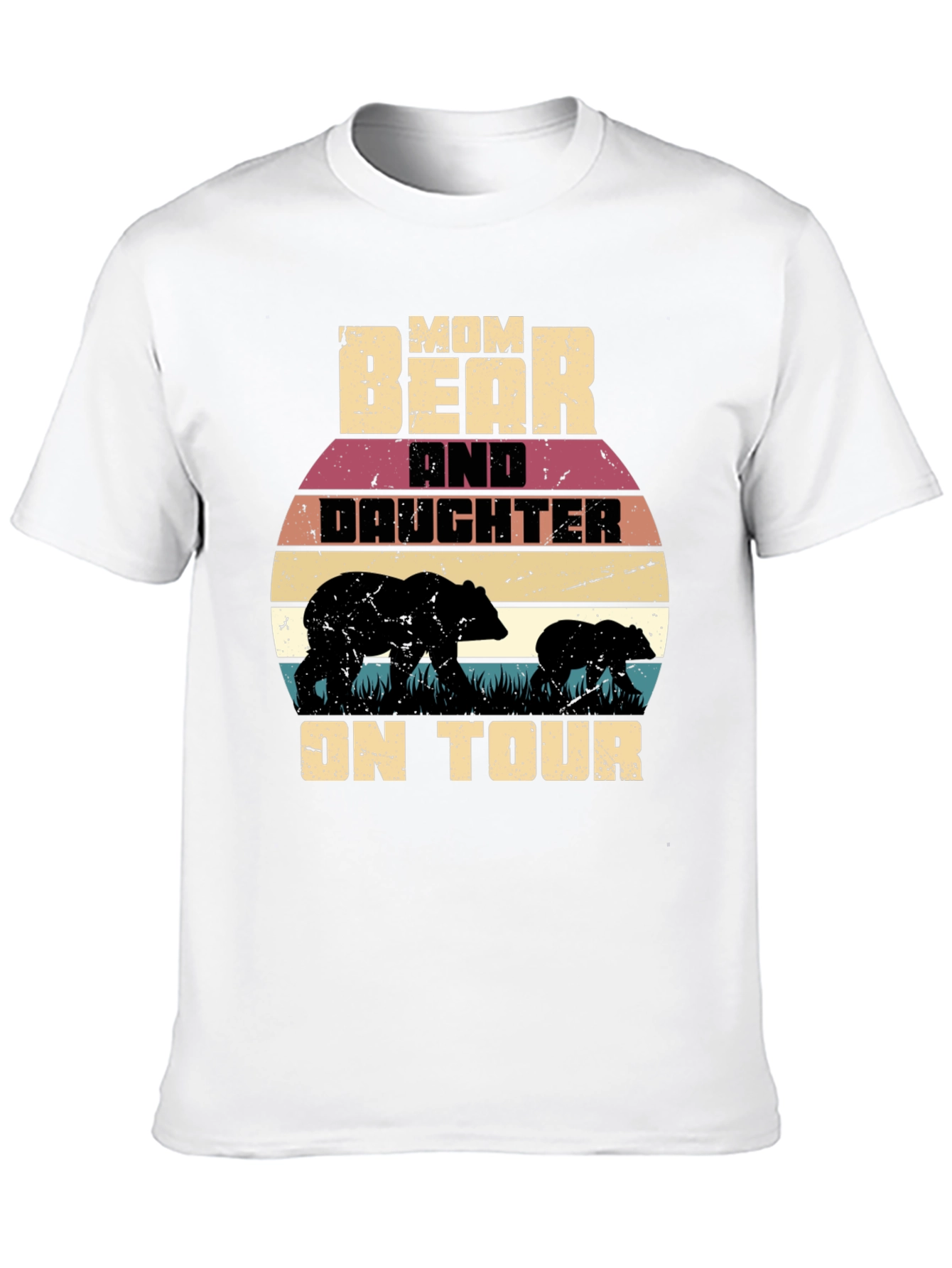 Mom Bear and Daughter on Tour Graphic T-Shirt