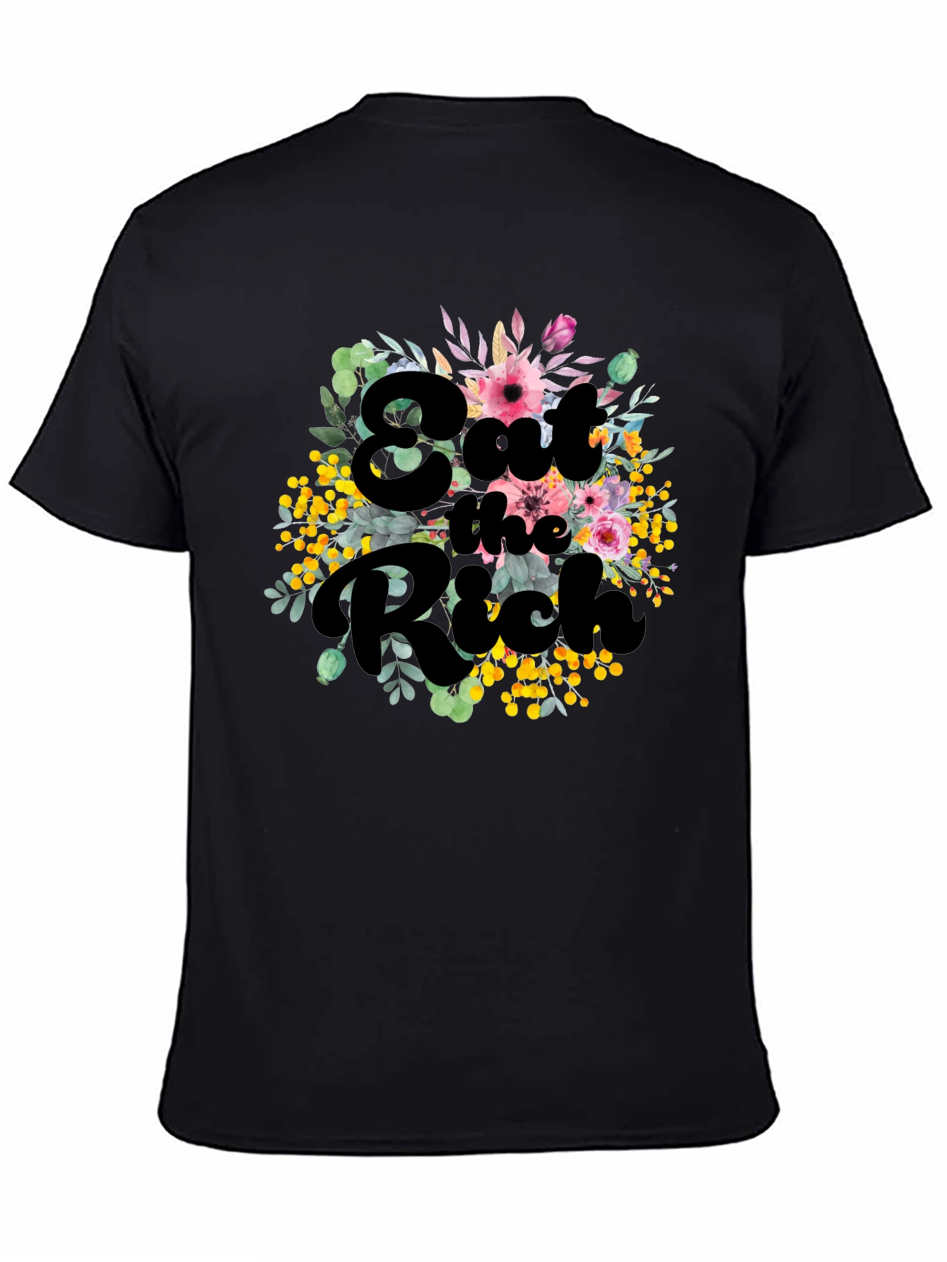 Eat the Rich Floral Tee