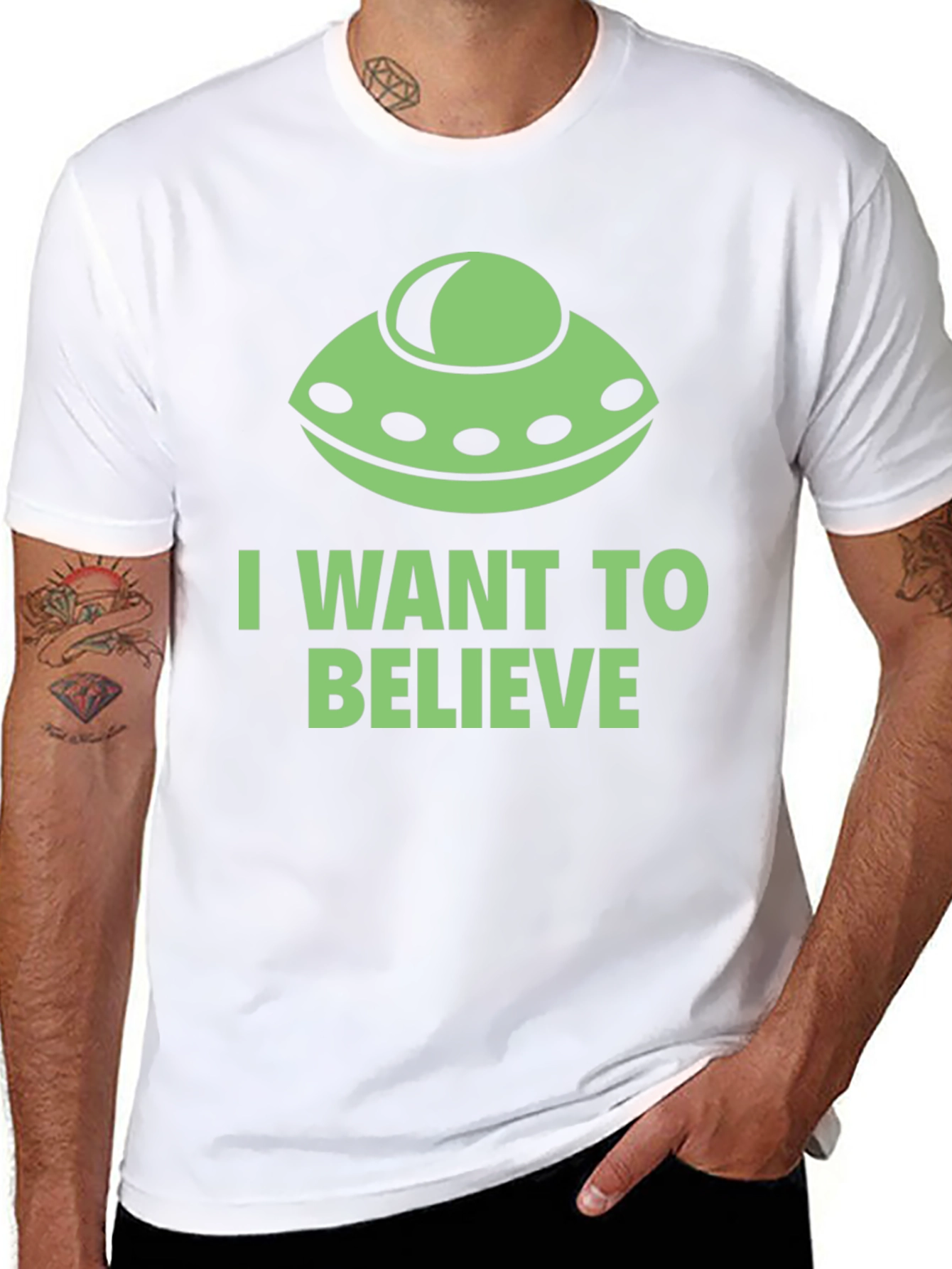 I Want To Believe Alien Graphic T-Shirt