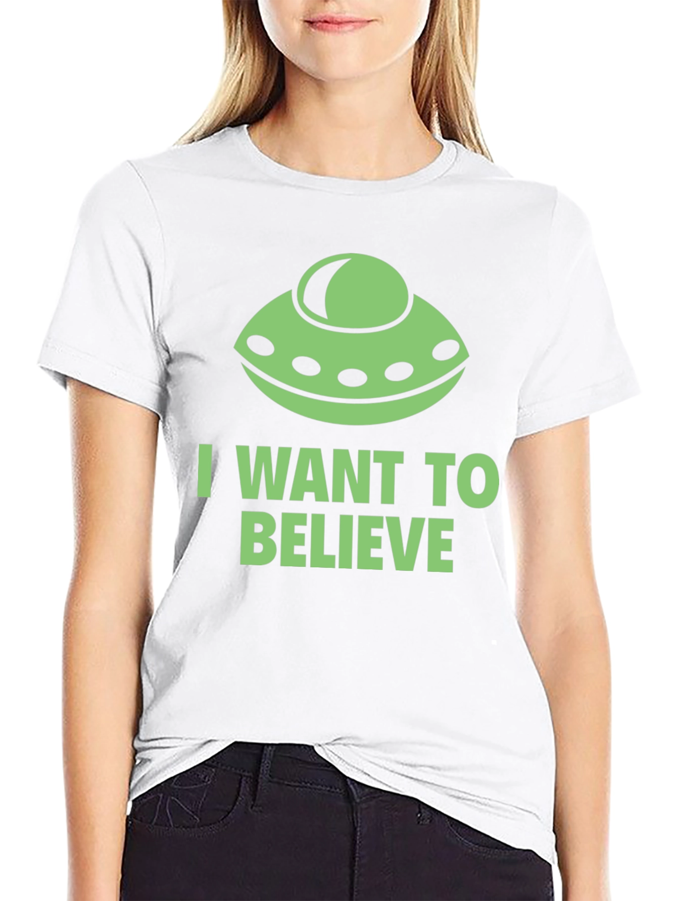 I Want To Believe Alien Graphic T-Shirt