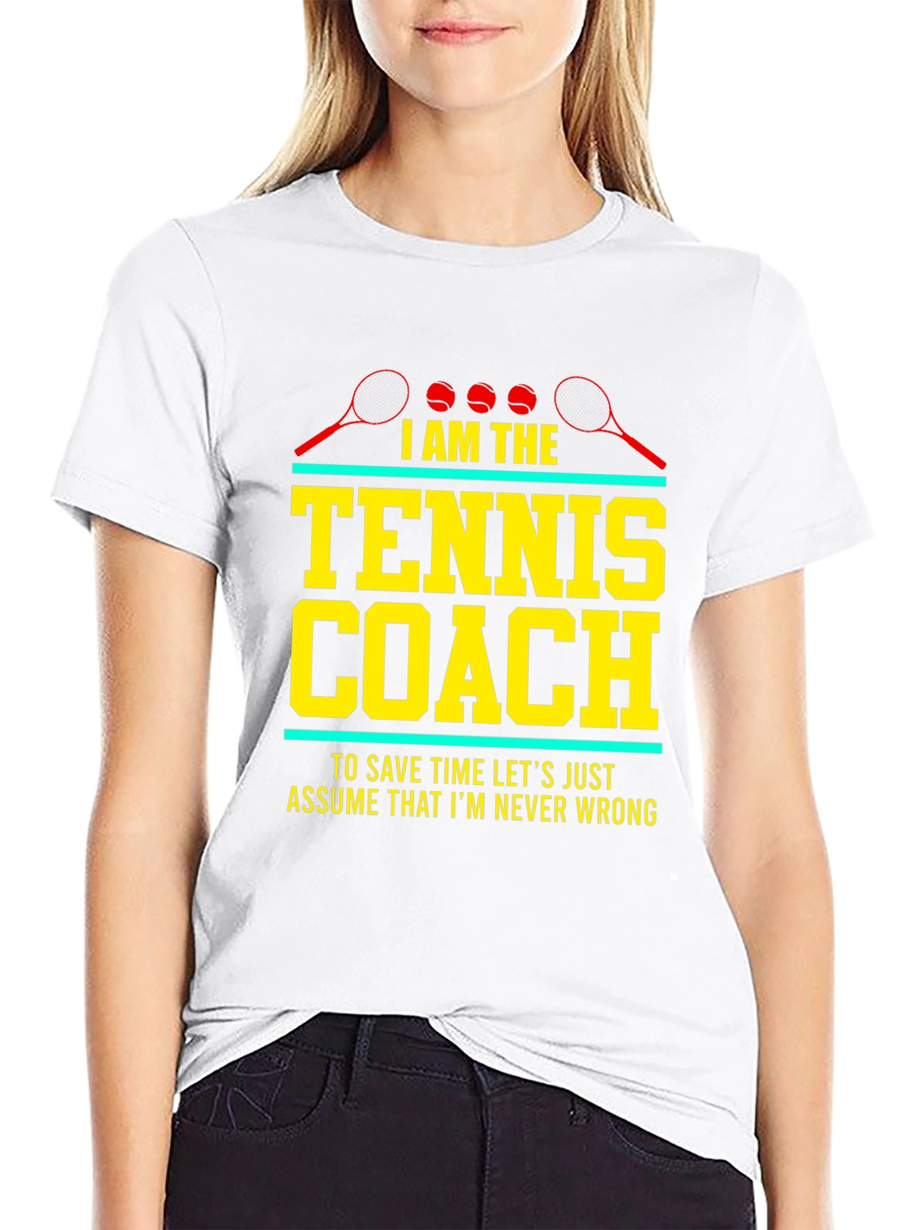 Tennis Coach Graphic Tee - Never Wrong Tennis Shirt