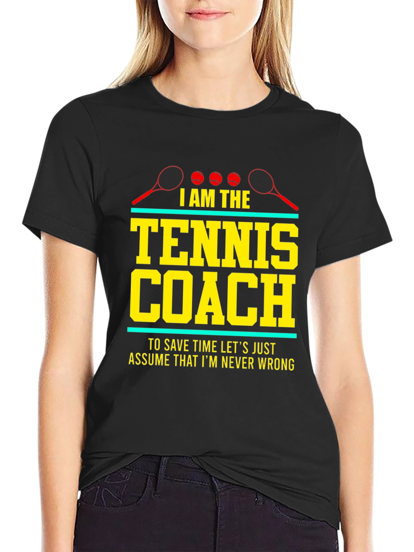 Tennis Coach Graphic Tee - Never Wrong Tennis Shirt