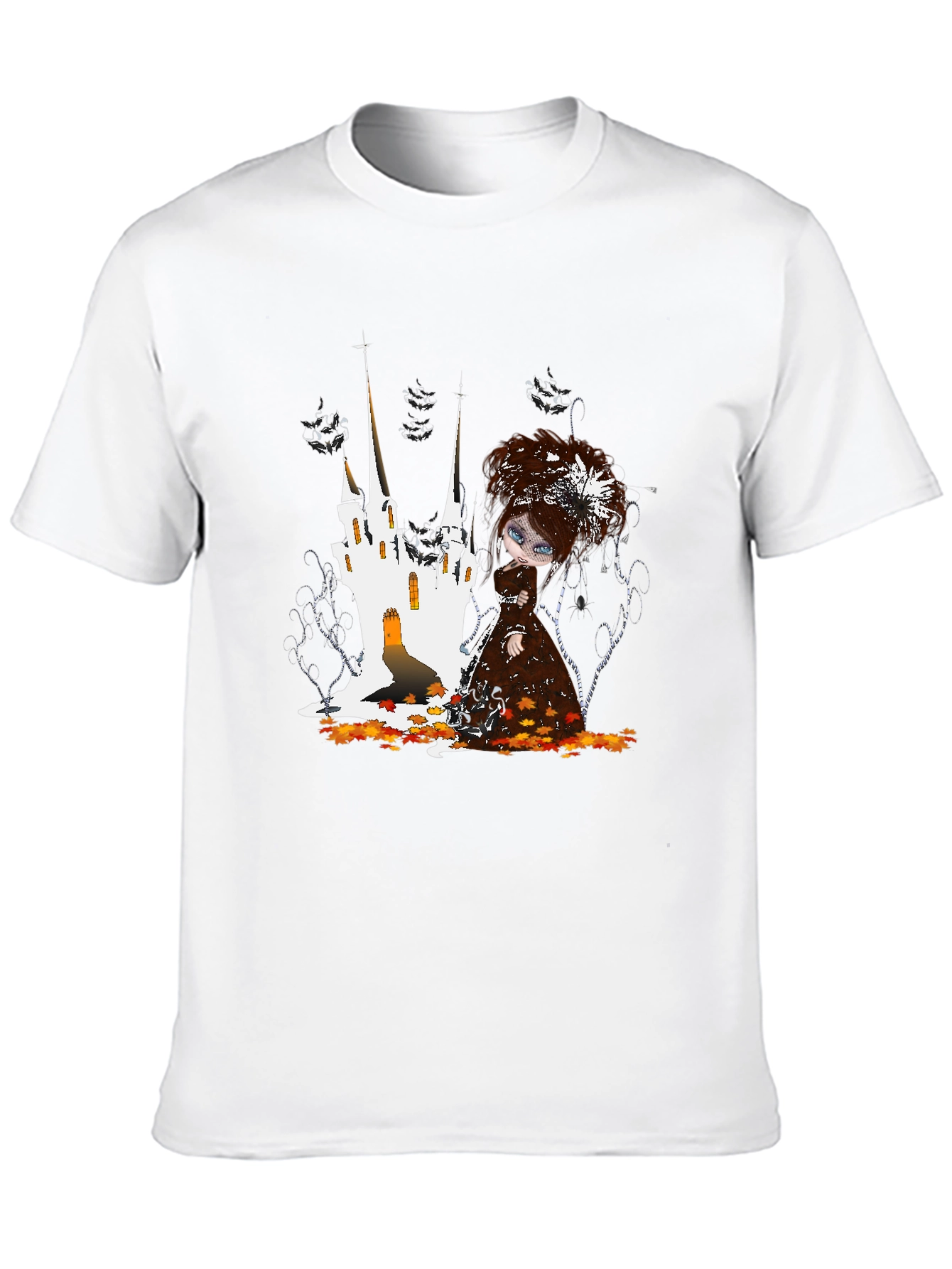 Gothic Doll Castle Graphic T-Shirt