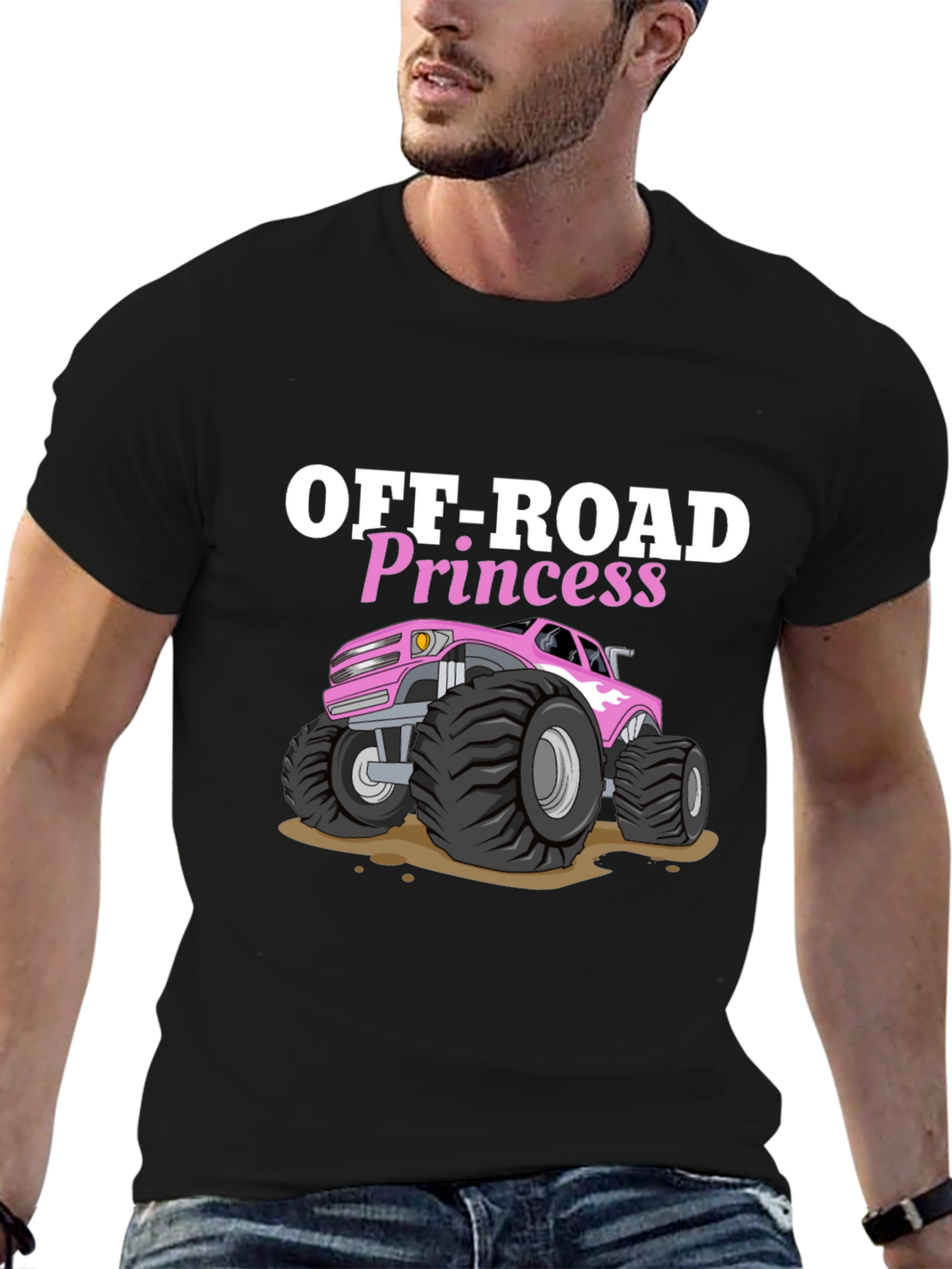 Off-Road Princess Monster Truck T-Shirt