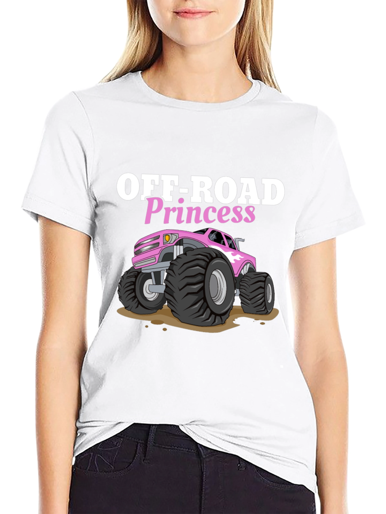 Off-Road Princess Monster Truck T-Shirt