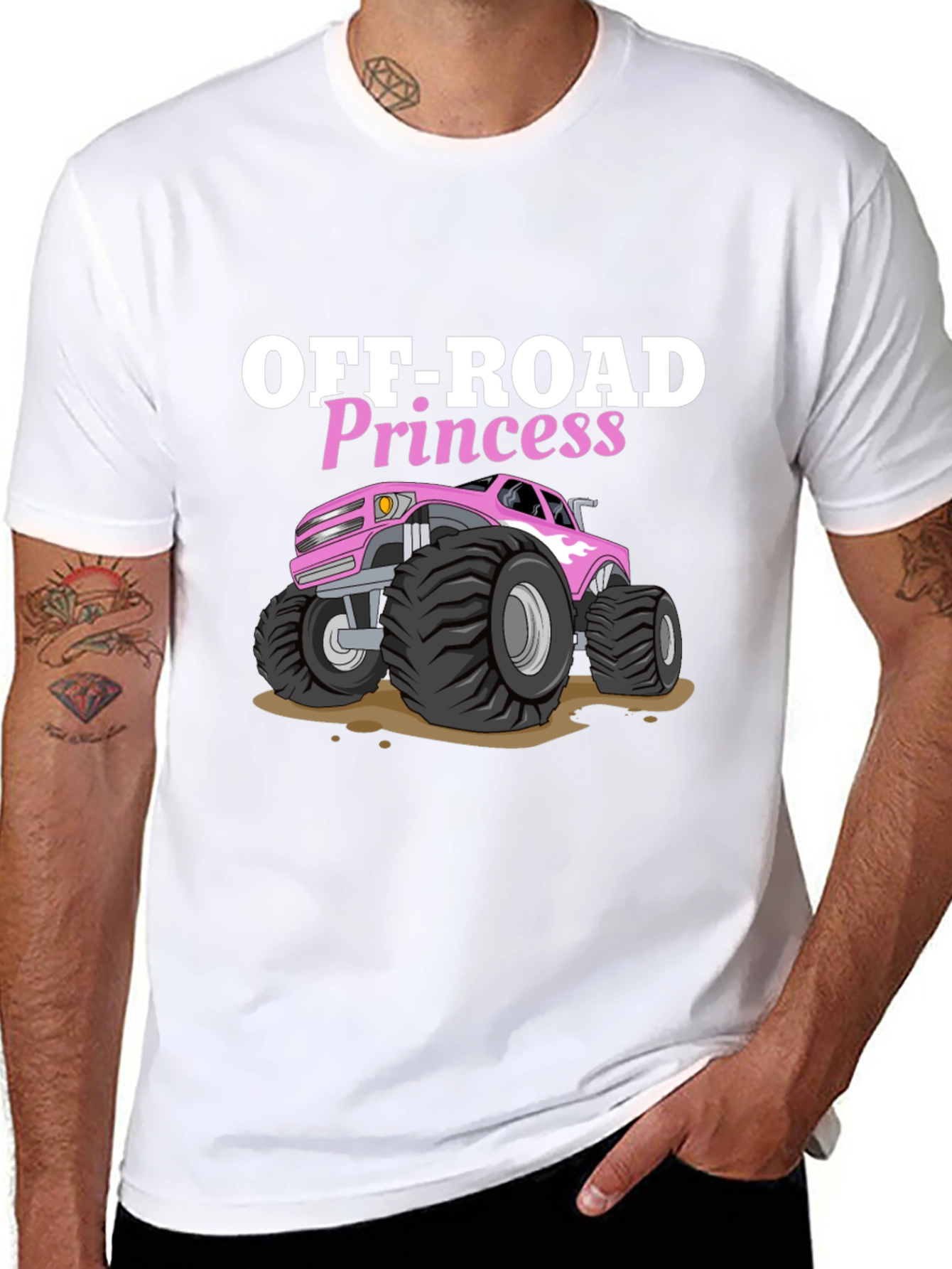 Off-Road Princess Monster Truck T-Shirt