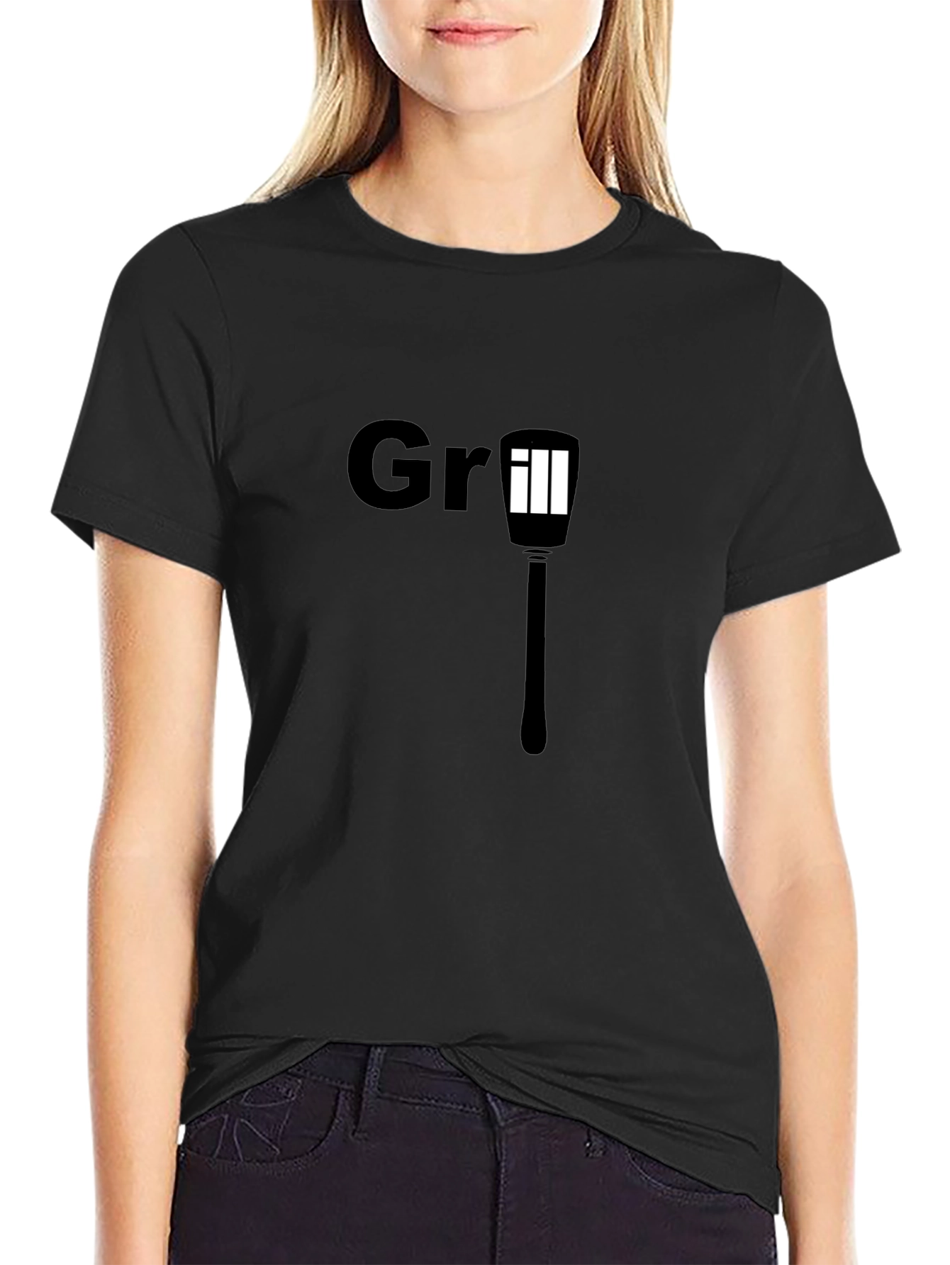 Grill T-Shirt - Mens Black BBQ Tee
