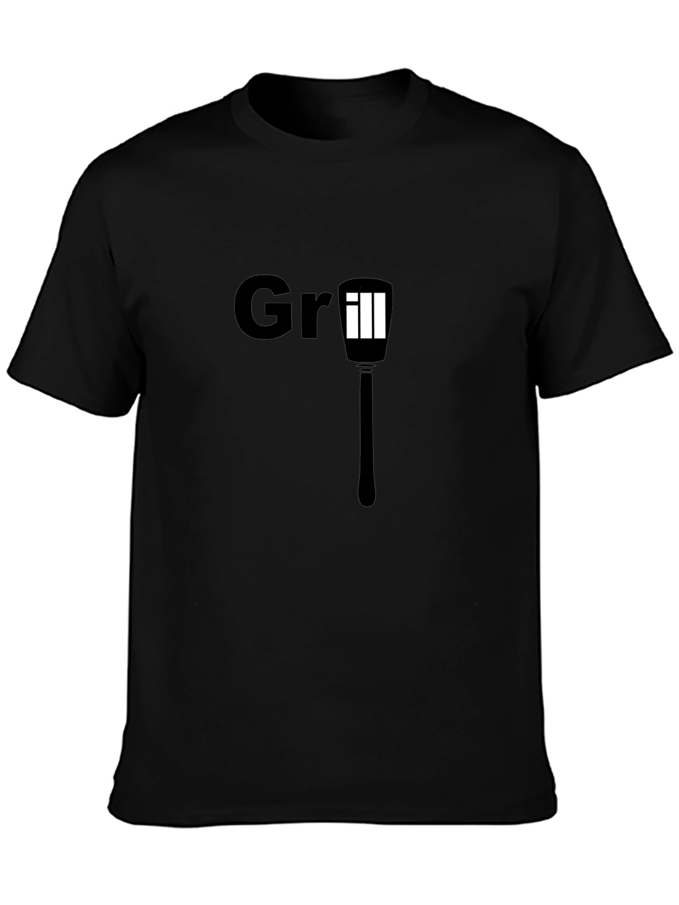 Grill T-Shirt - Mens Black BBQ Tee