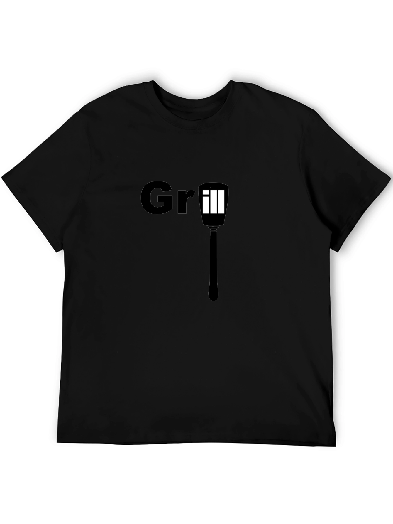 Grill T-Shirt - Mens Black BBQ Tee