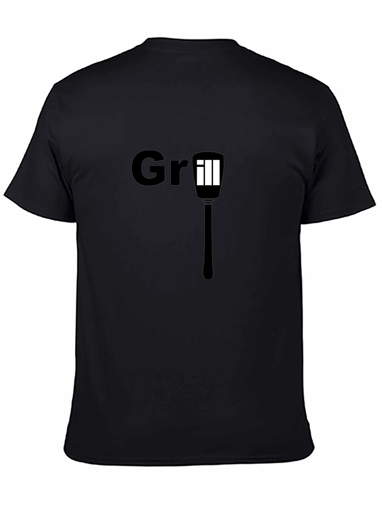 Grill T-Shirt - Mens Black BBQ Tee