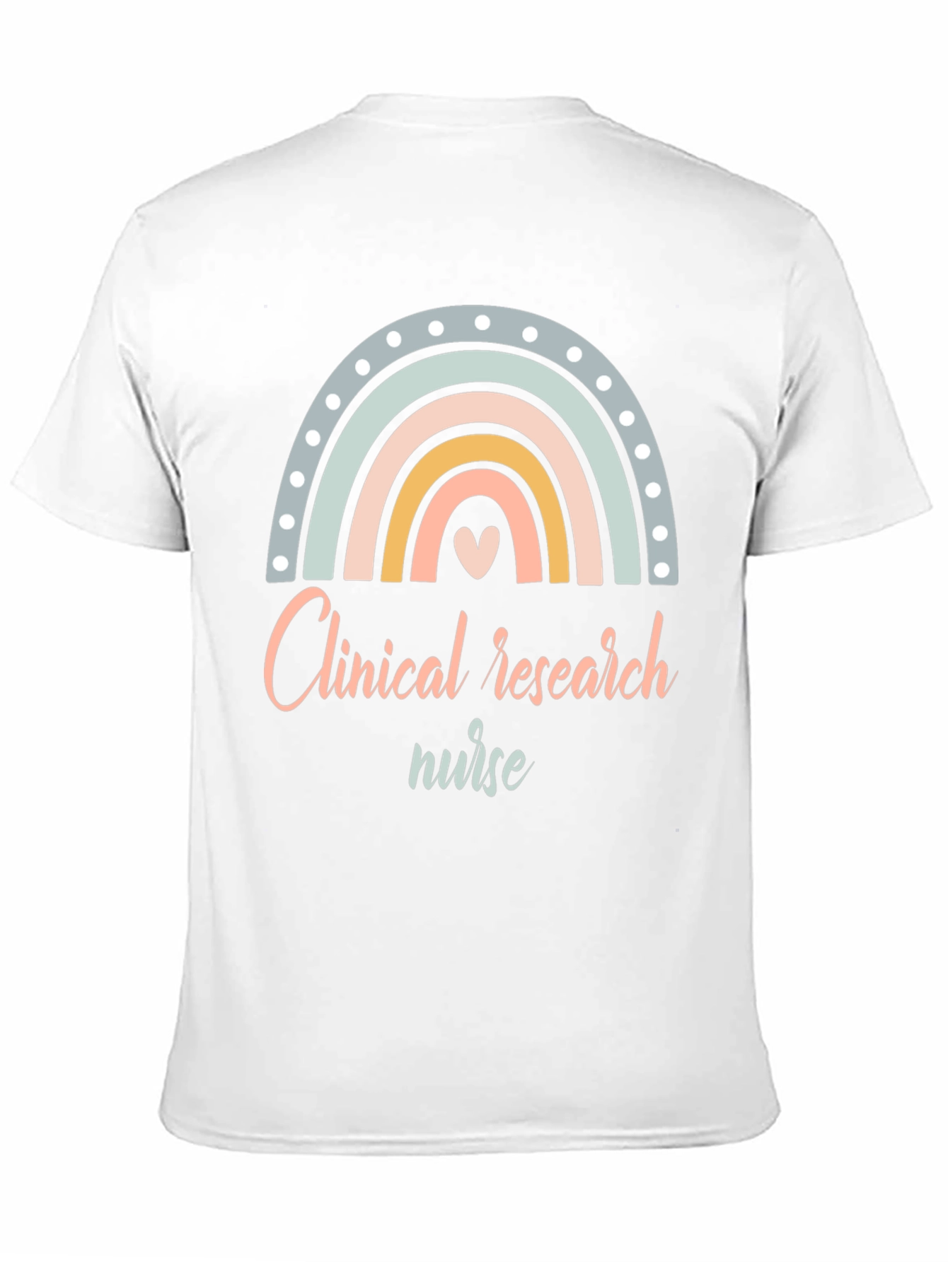 Clinical Research Nurse Rainbow Graphic Tee