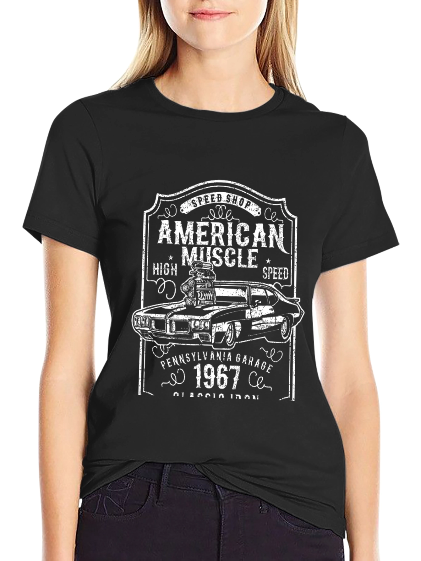 American Muscle Car 1967 Graphic Tee