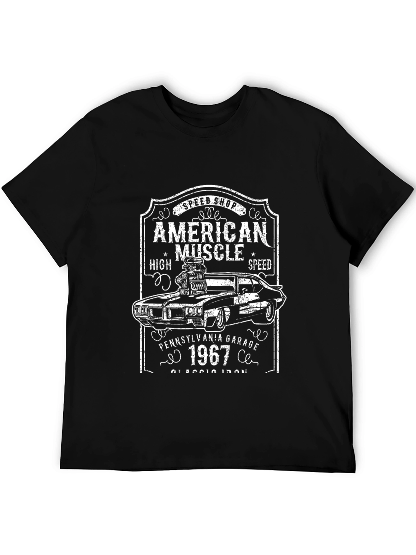 American Muscle Car 1967 Graphic Tee