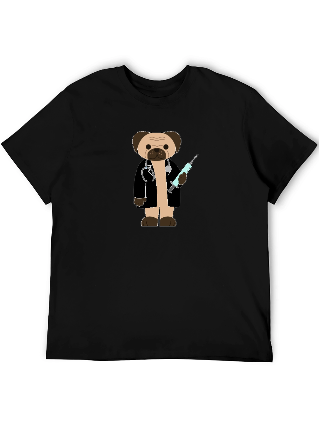 Pug Doctor T-Shirt - Black