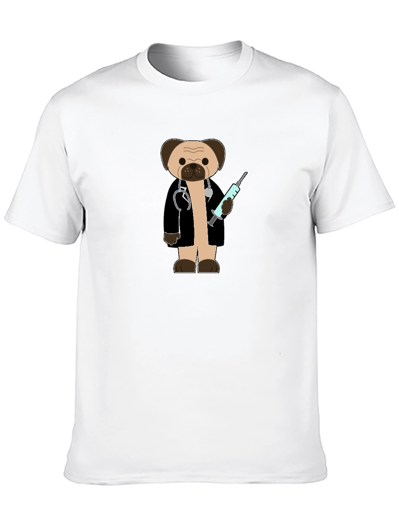 Pug Doctor T-Shirt - Black