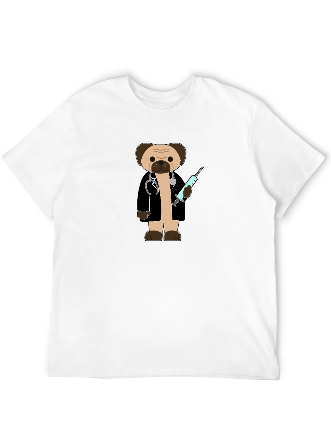Pug Doctor T-Shirt - Black