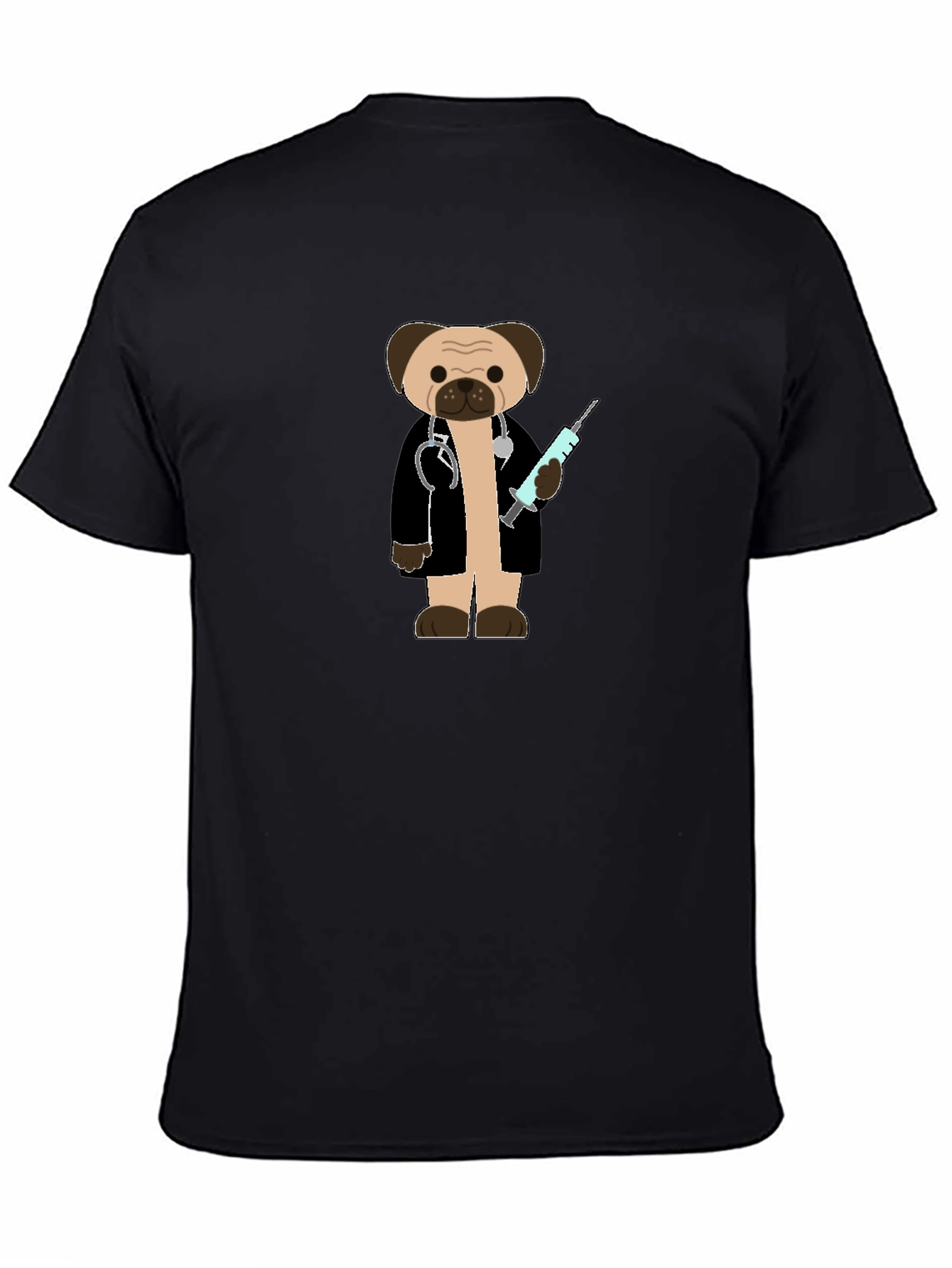 Pug Doctor T-Shirt - Black
