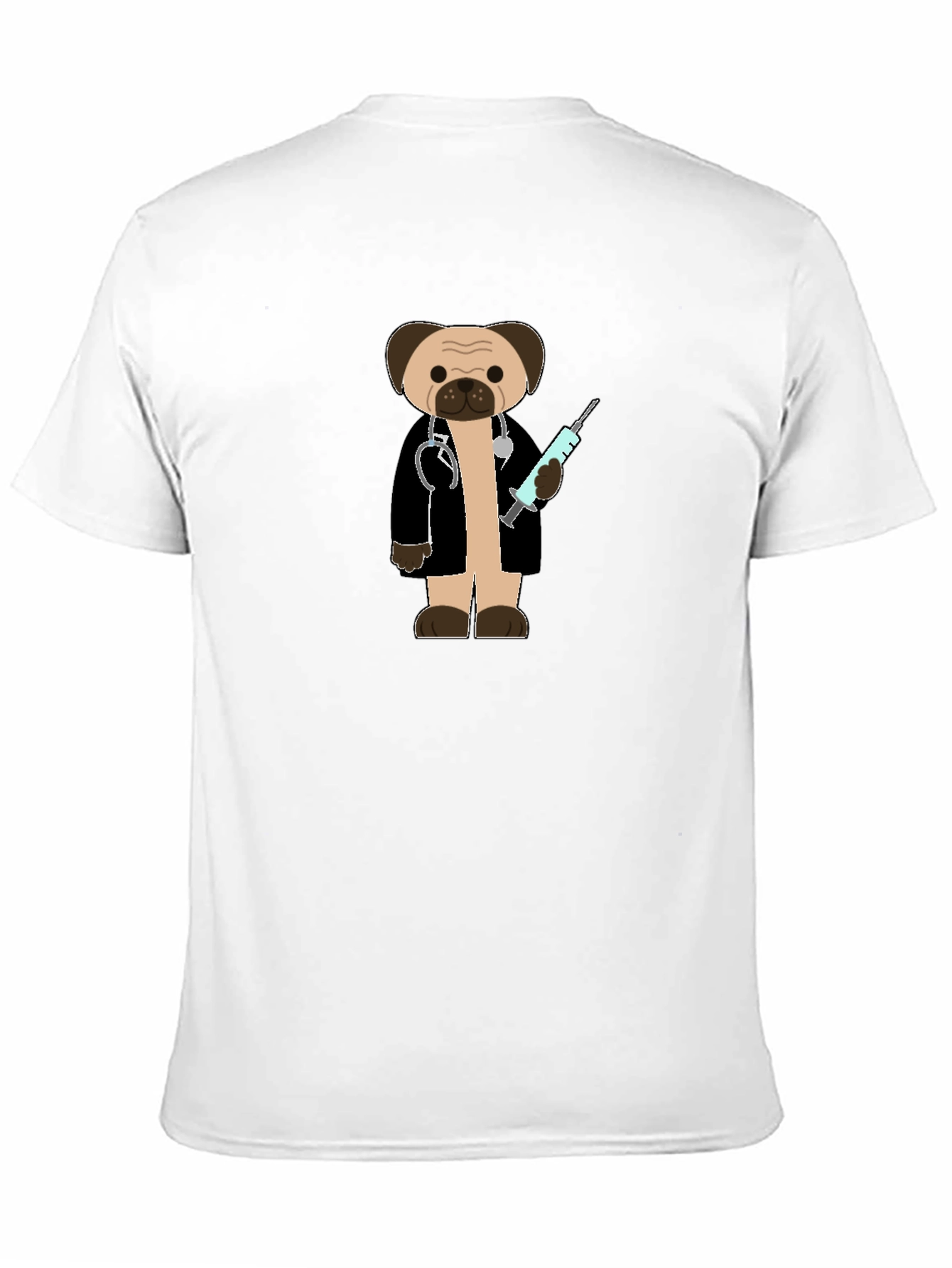Pug Doctor T-Shirt - Black