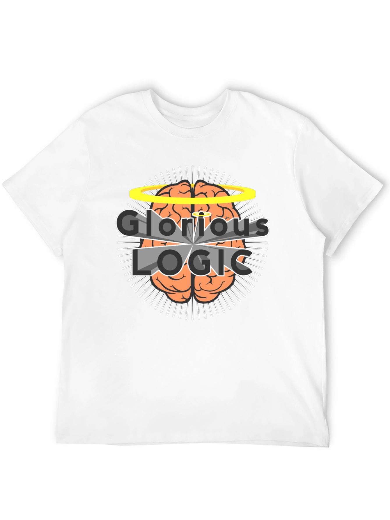 Glorious Logic Brain Graphic T-Shirt