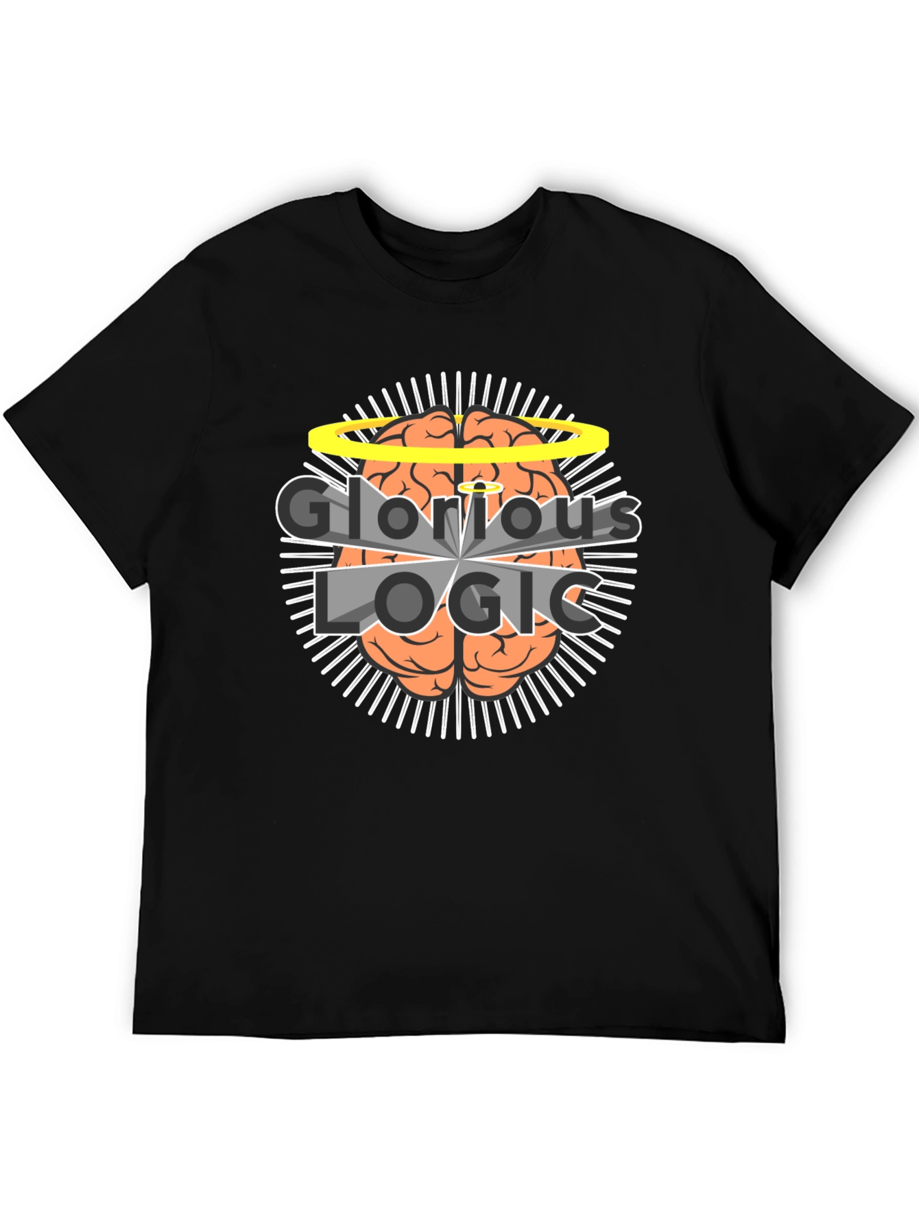 Glorious Logic Brain Graphic T-Shirt