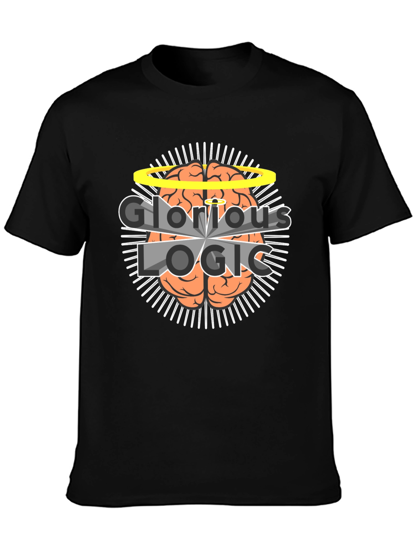 Glorious Logic Brain Graphic T-Shirt
